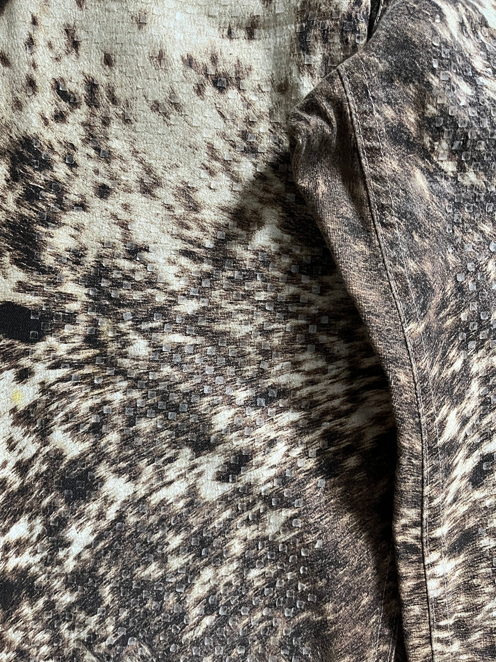 FW1999 Roberto Cavalli Furry Cawprint Movement Pants (M)