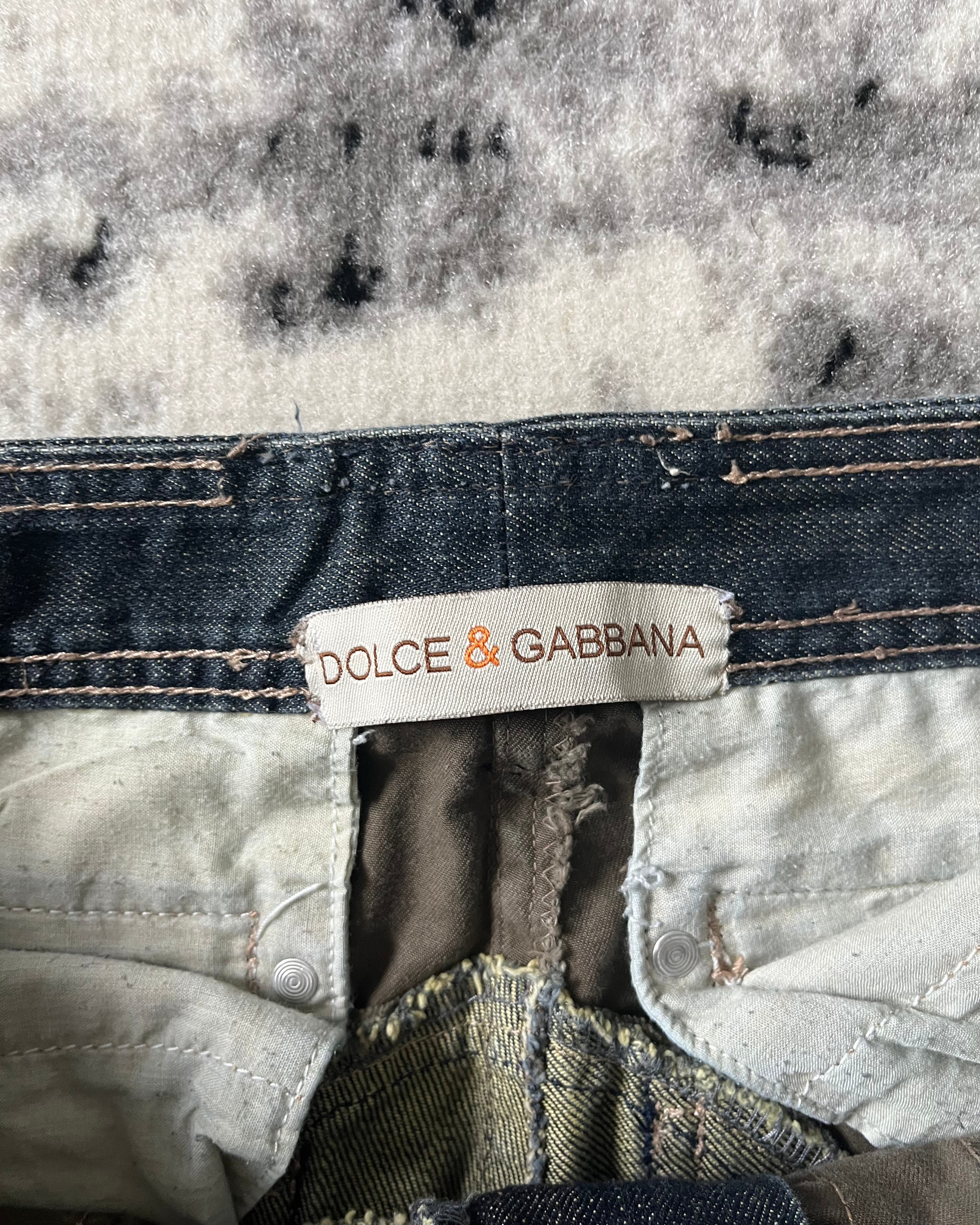 00年代 ドルチェ&amp;ガッバーナ ブリゲイド ミリタリーデニム (L)