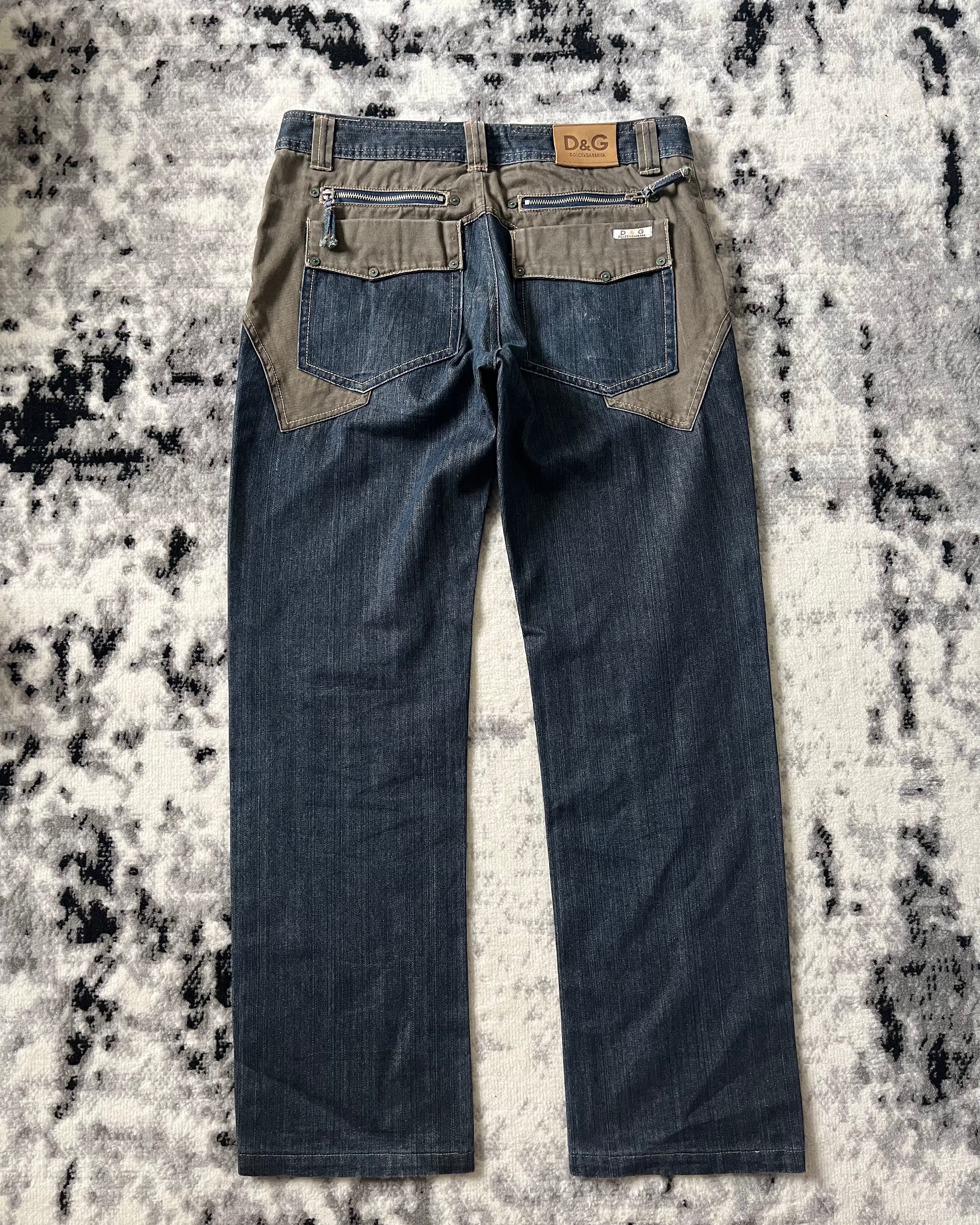 00年代 ドルチェ&amp;ガッバーナ ブリゲイド ミリタリーデニム (L)