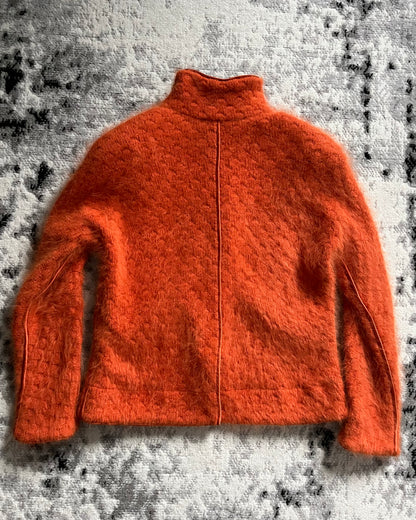 Giorgio Armani Orange Avant Garde Cardigan (S)