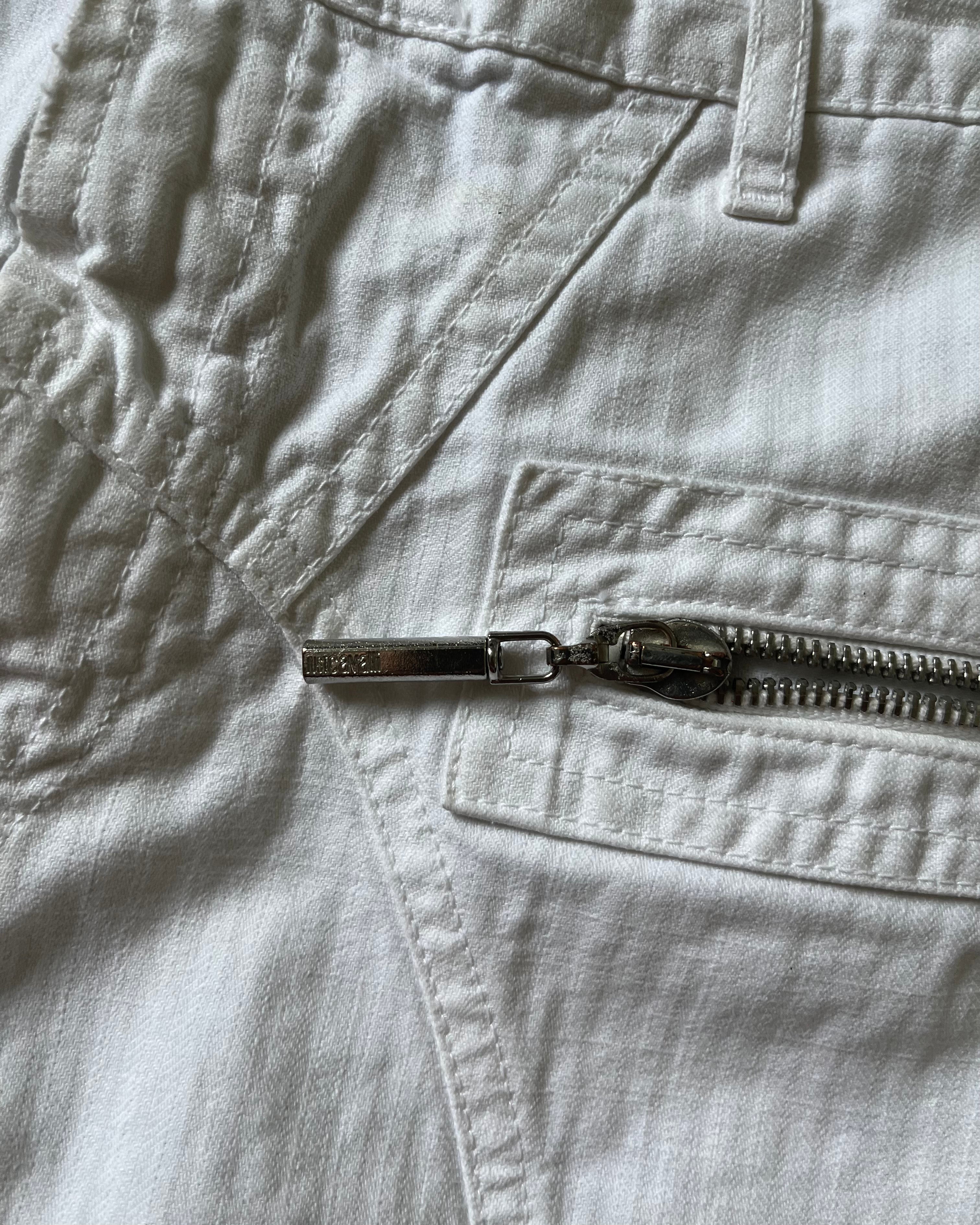 SS04 Just Cavalli 白色对称长裤(M)