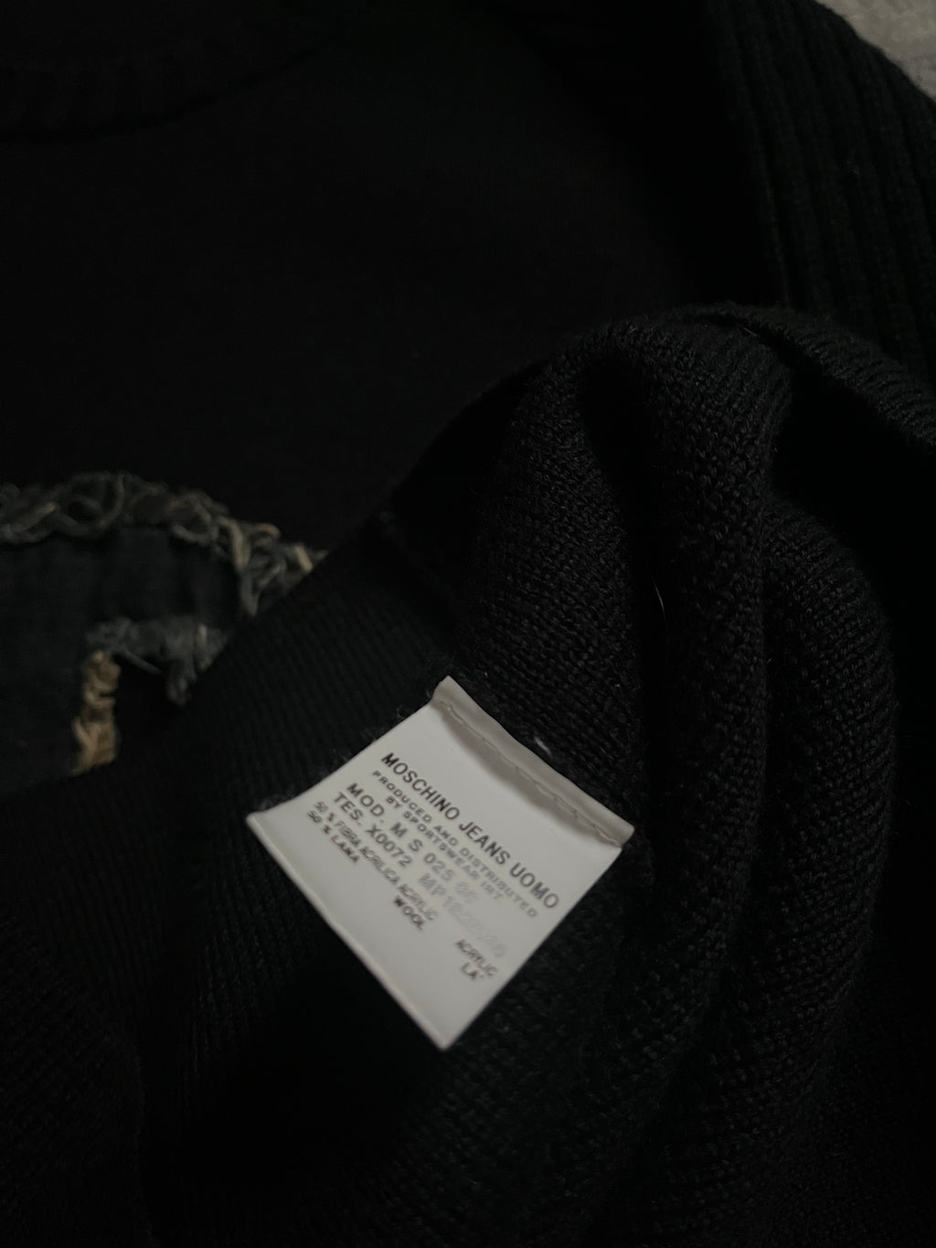 Moschino Peace and Love Black Sweater (M)