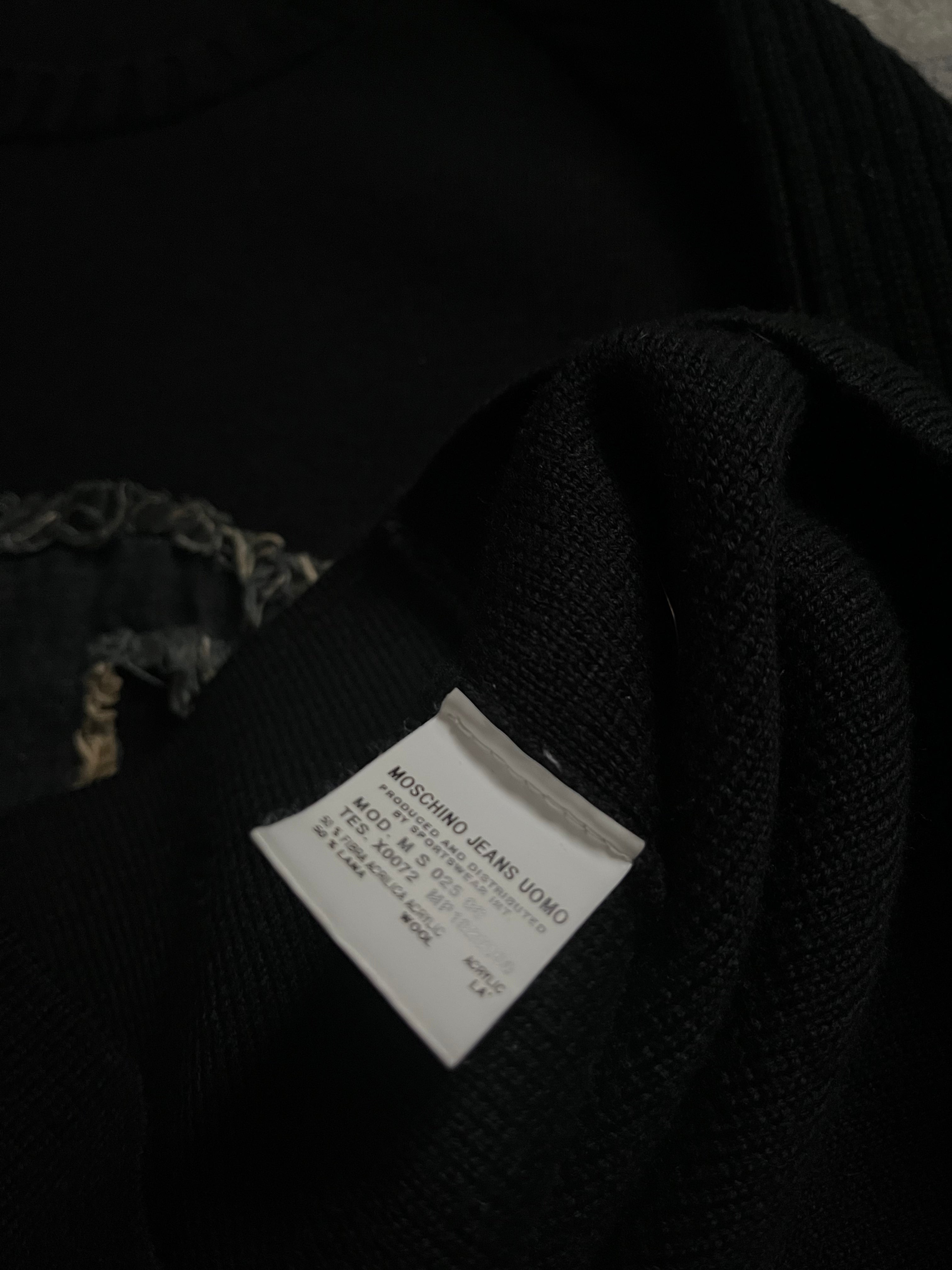 Moschino Peace and Love Black Sweater (M)