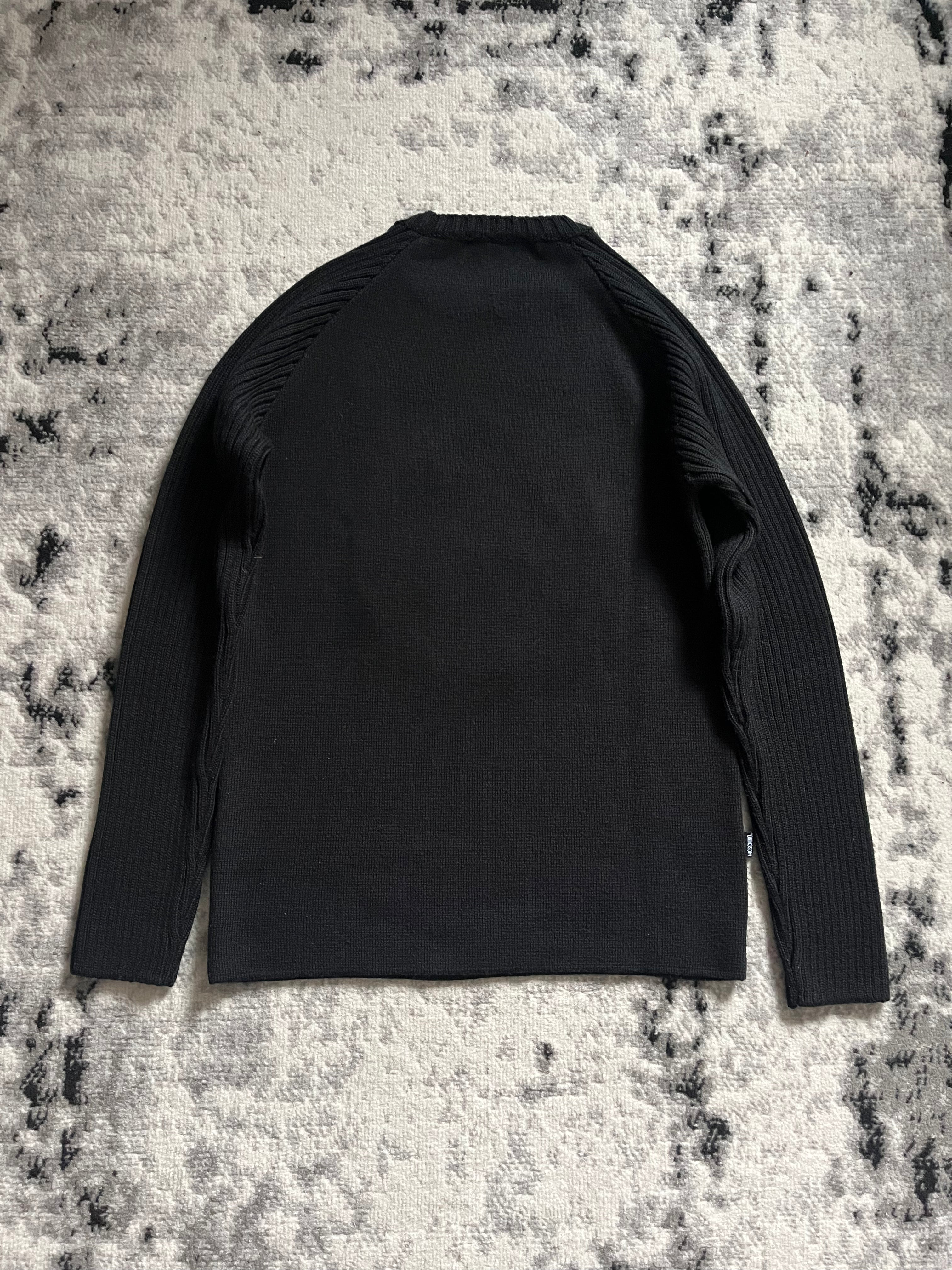 Moschino Peace and Love Black Sweater (M)