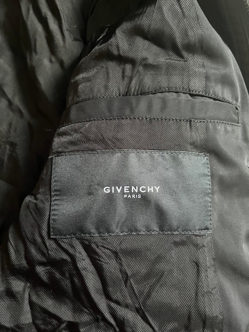 SS2011 Givenchy Black Windbreaker Minimalist Jacket (M)