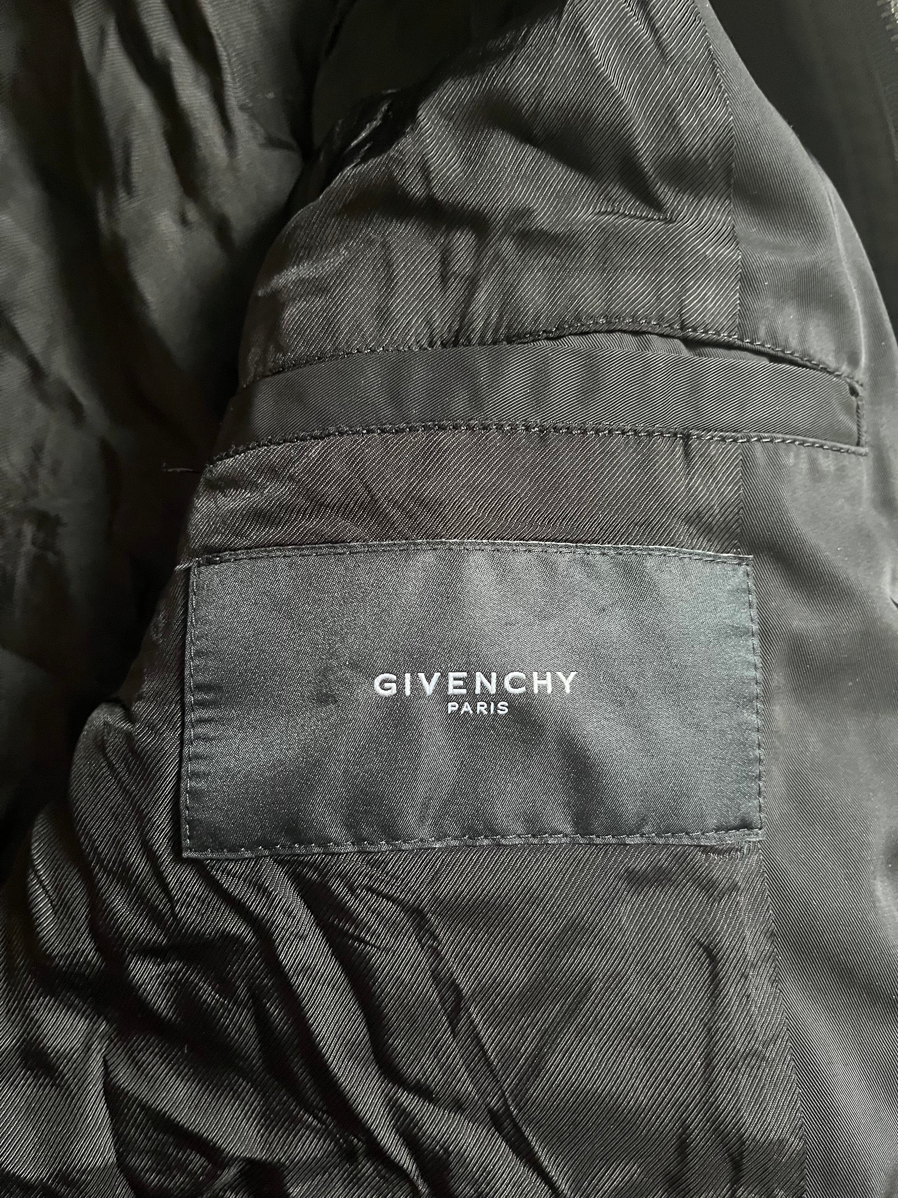 SS2011 Givenchy Black Windbreaker Minimalist Jacket (M)