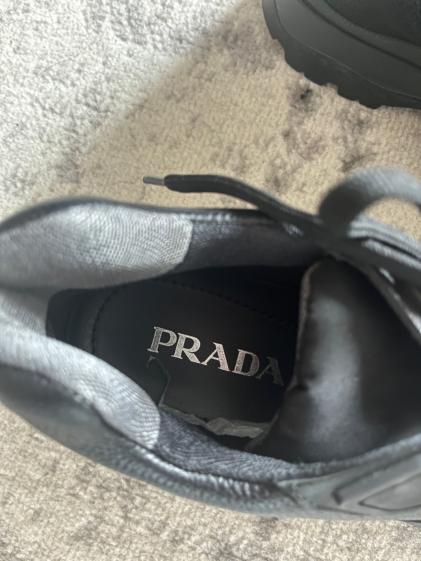 Prada Premium Black Leather Boots (42eu/us8,5)