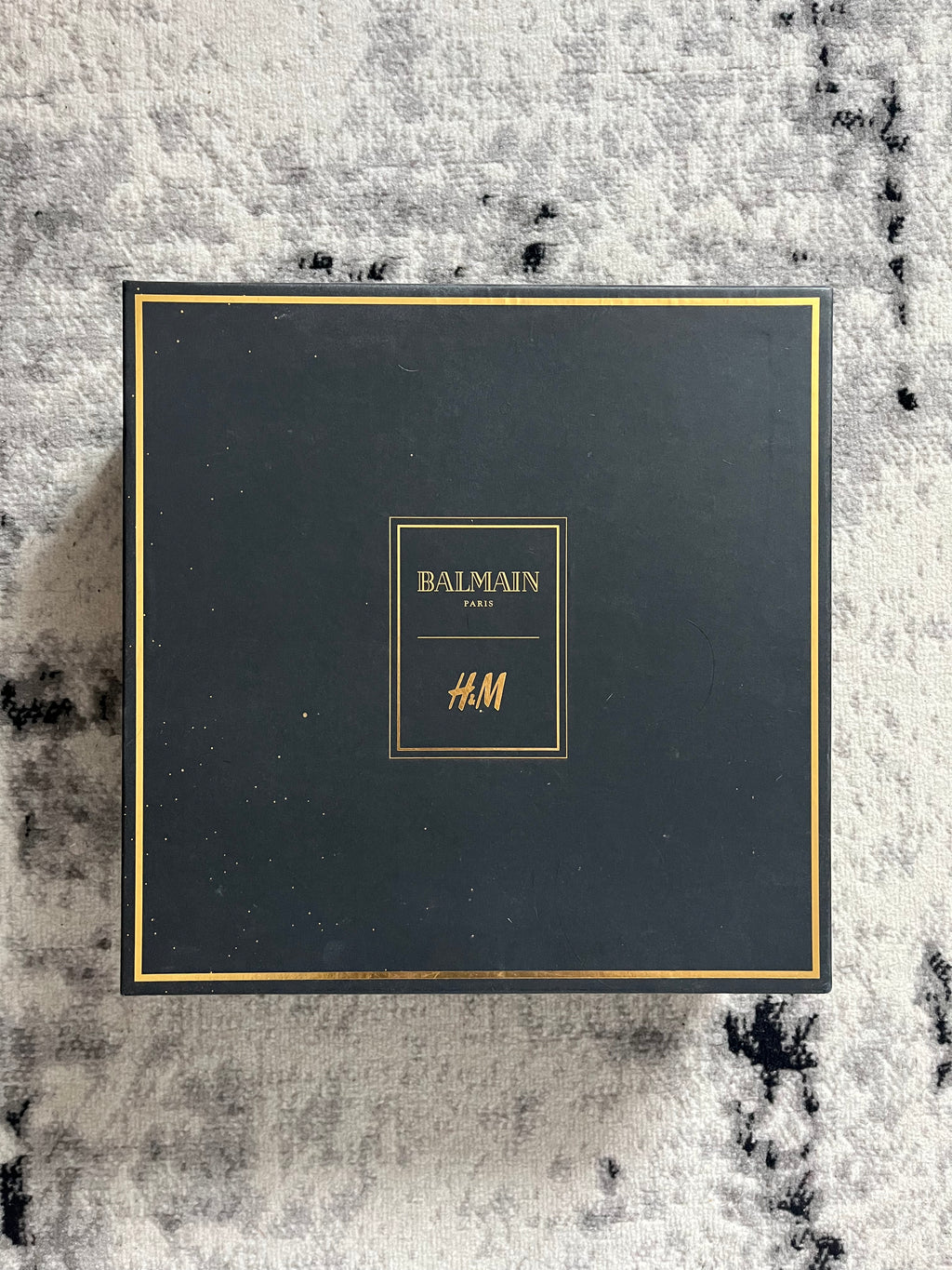 AW2015 Balmain x H&amp;M ブラック レザー ブーツ (45eu/us11,5)