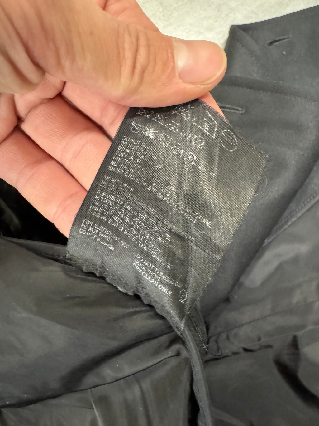 2000s Prada Black Wool Trench Coat (OS)