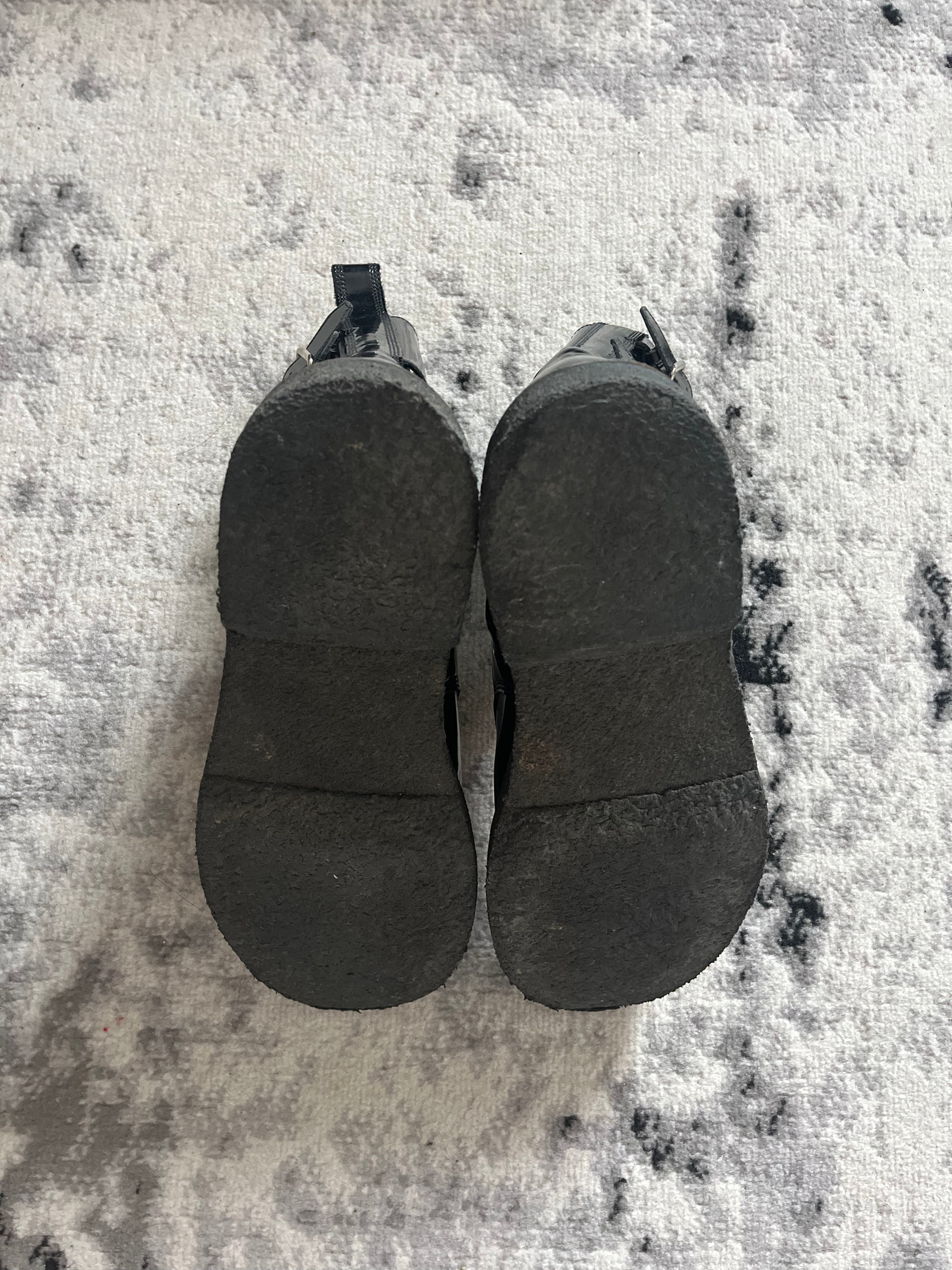 AW2015 Balmain x H&amp;M ブラック レザー ブーツ (45eu/us11,5)