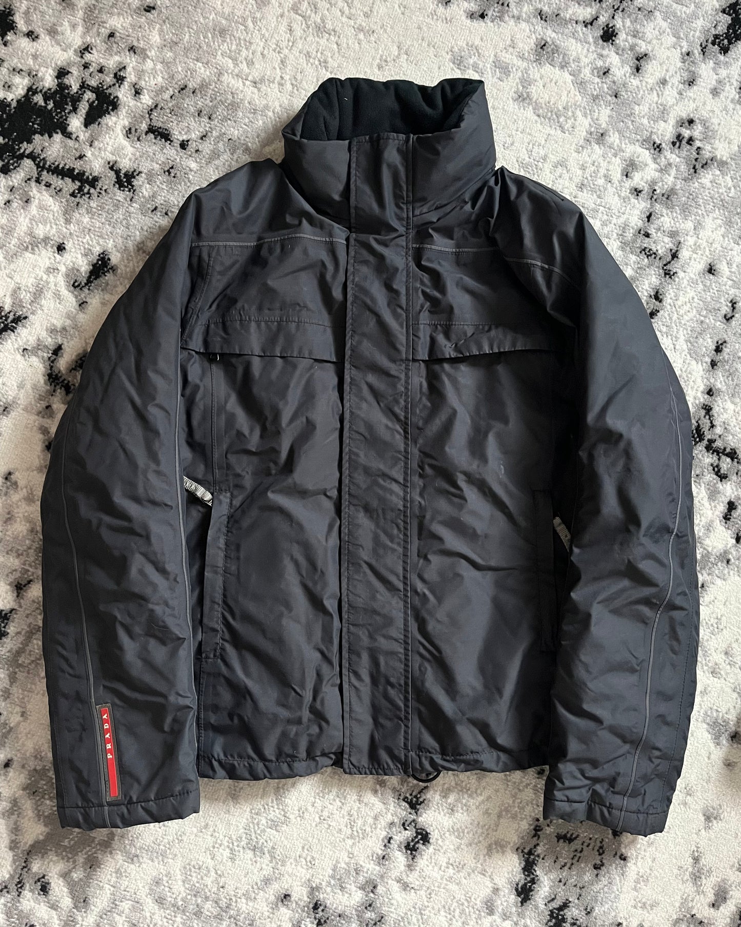 Prada Black Winter Nylon Jacket (L)
