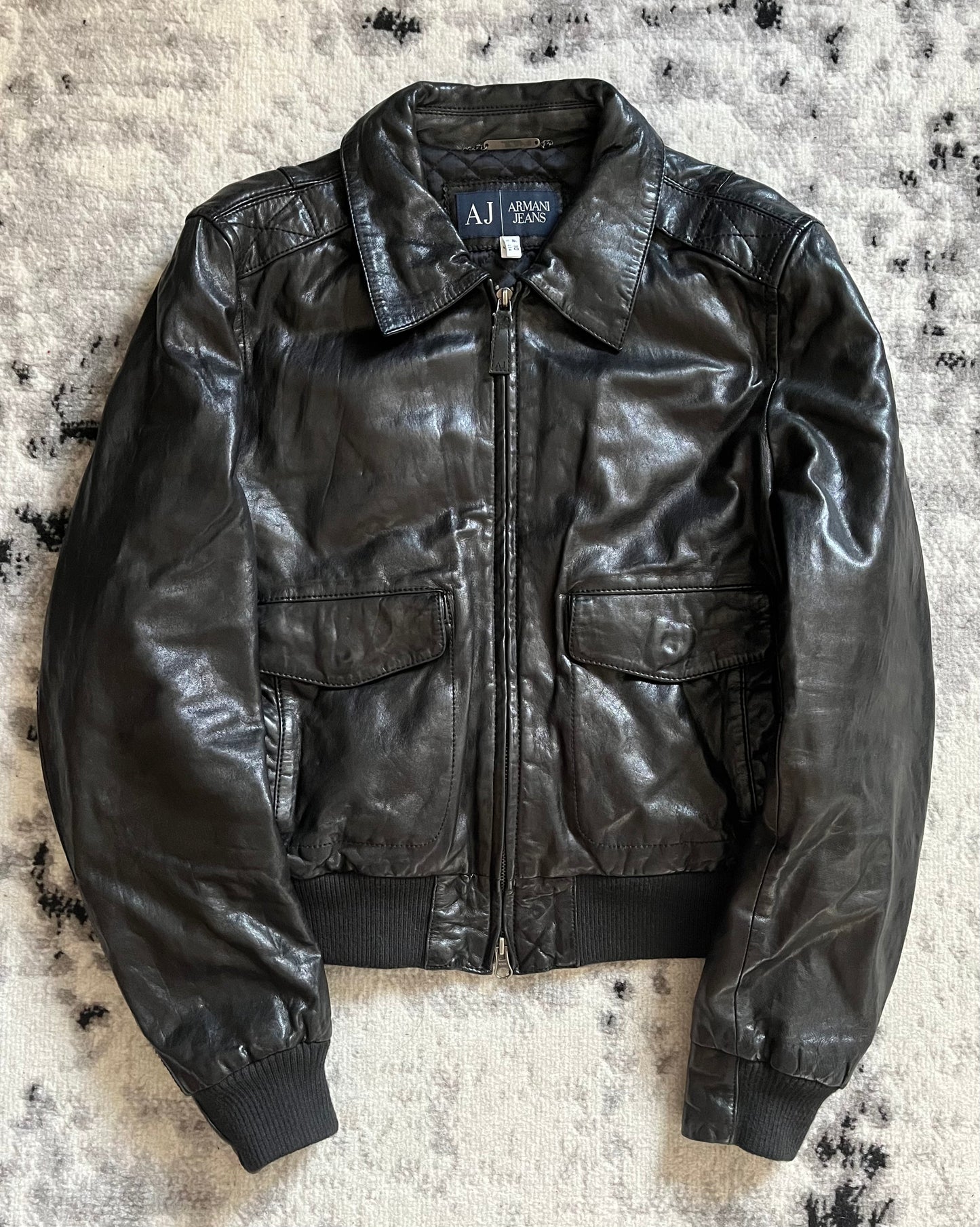 00s Armani Emblematic Black Citizen Jacket (S)