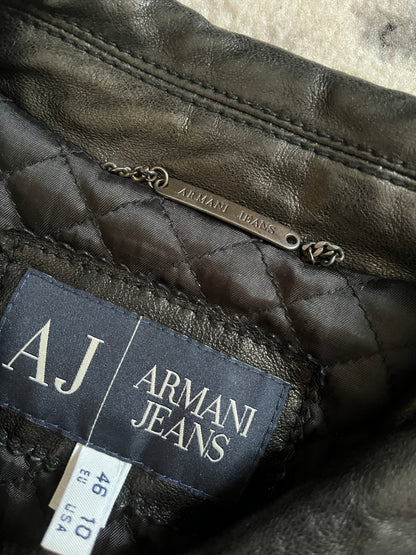 00s Armani Emblematic Black Citizen Jacket (S)