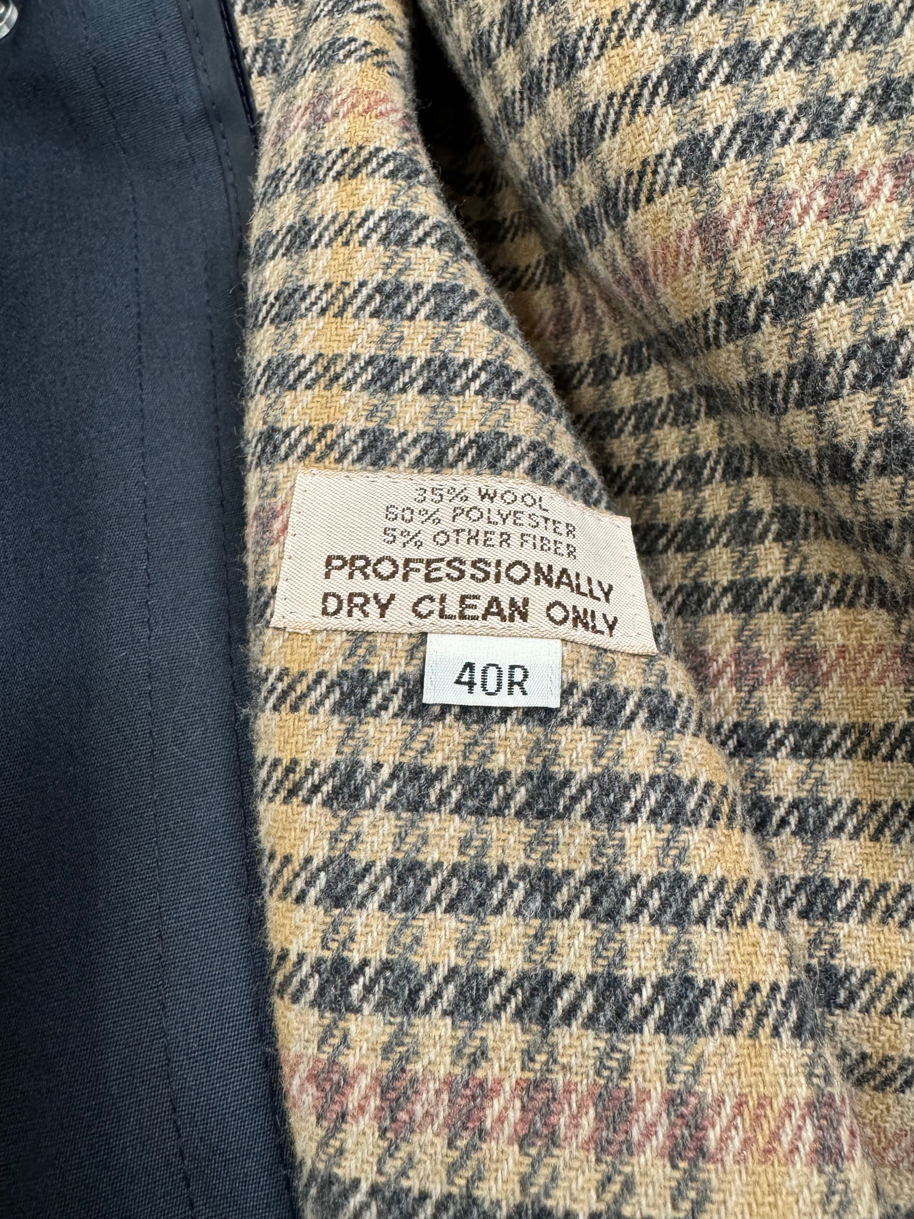 1980s Christian Dior Navy Trench Coat (M/L)