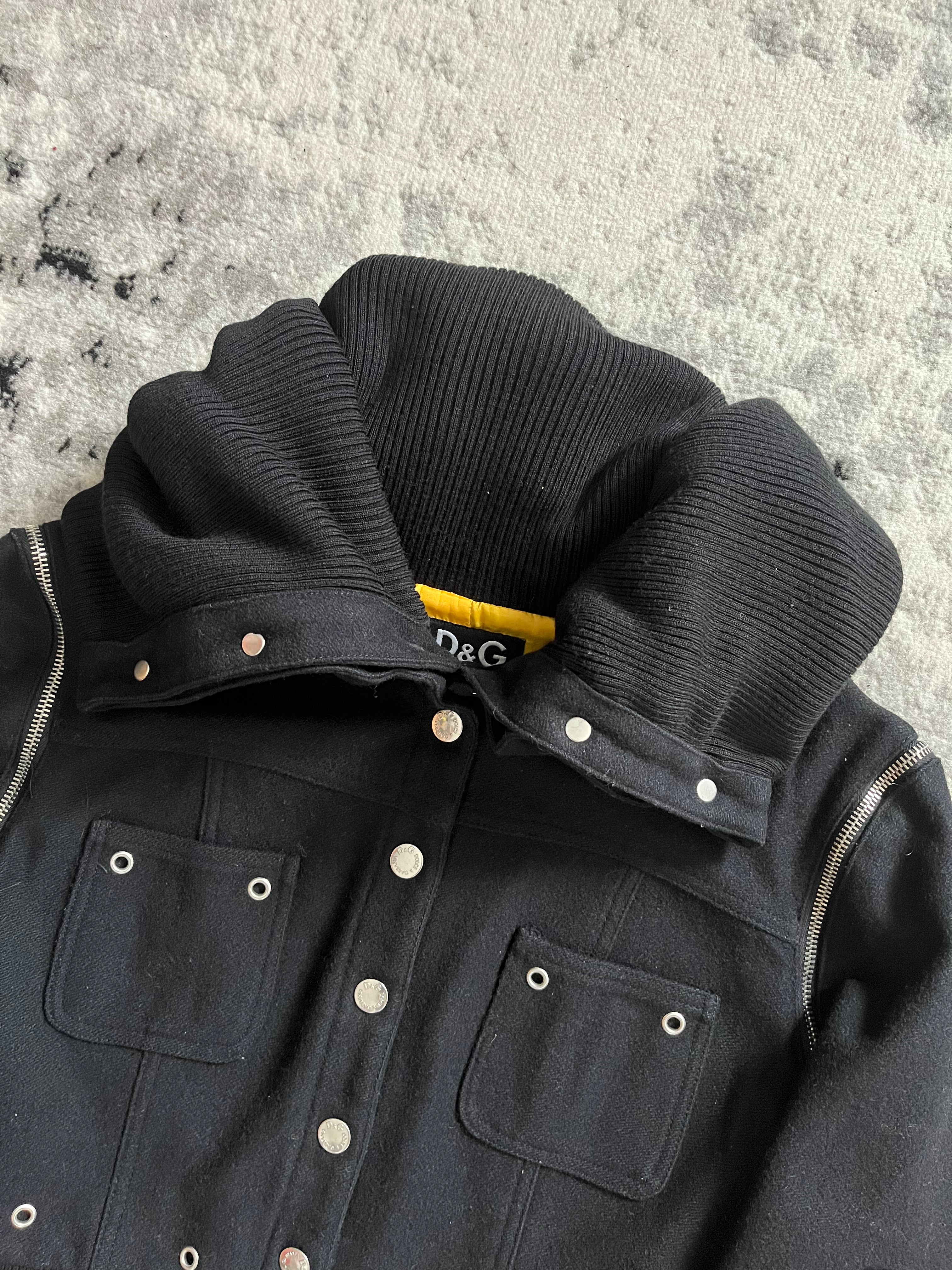 2006FW ドルチェ&amp;ガッバーナ デタッチャブルジップジャケット (S)