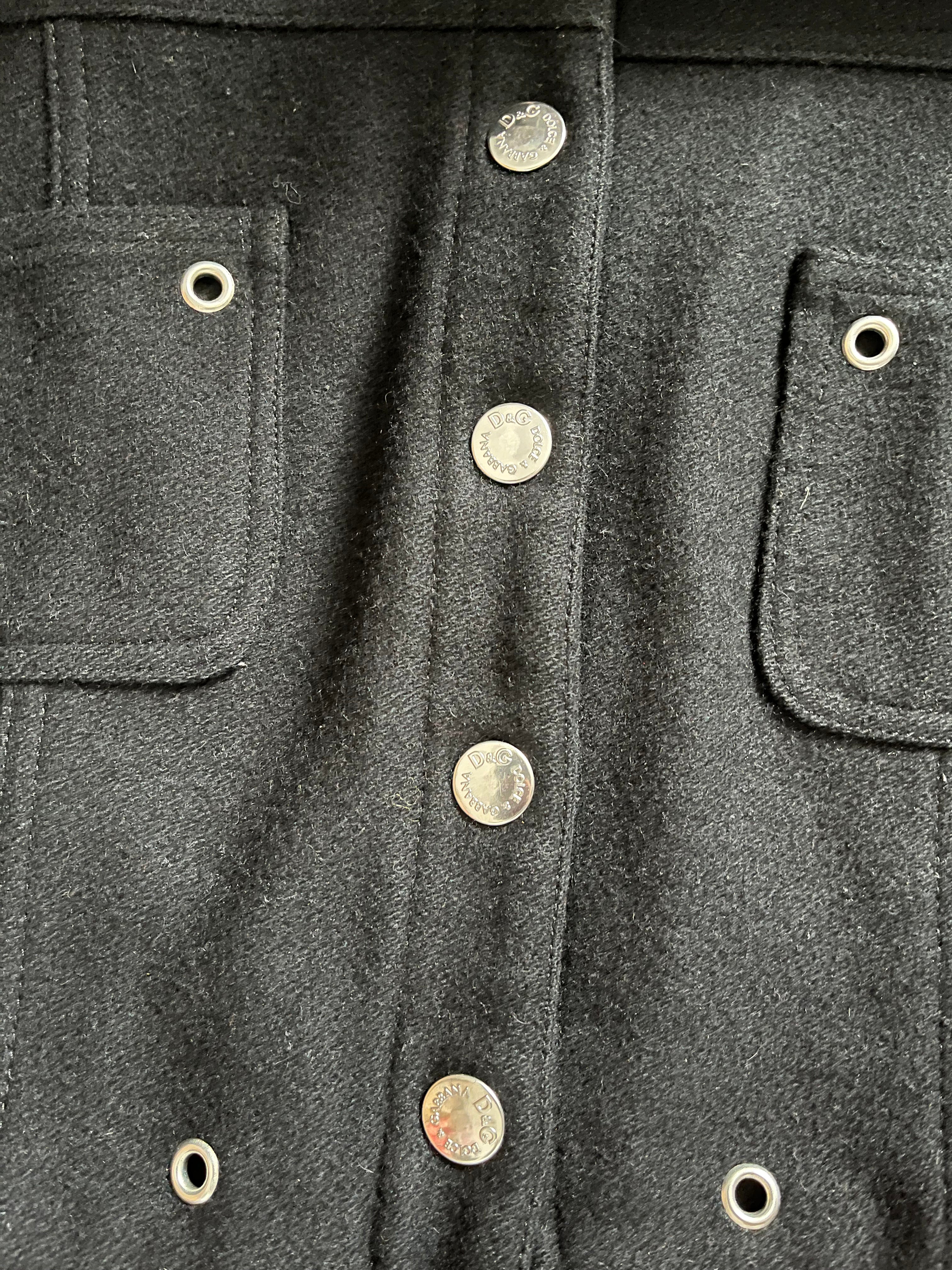 2006FW ドルチェ&amp;ガッバーナ デタッチャブルジップジャケット (S)