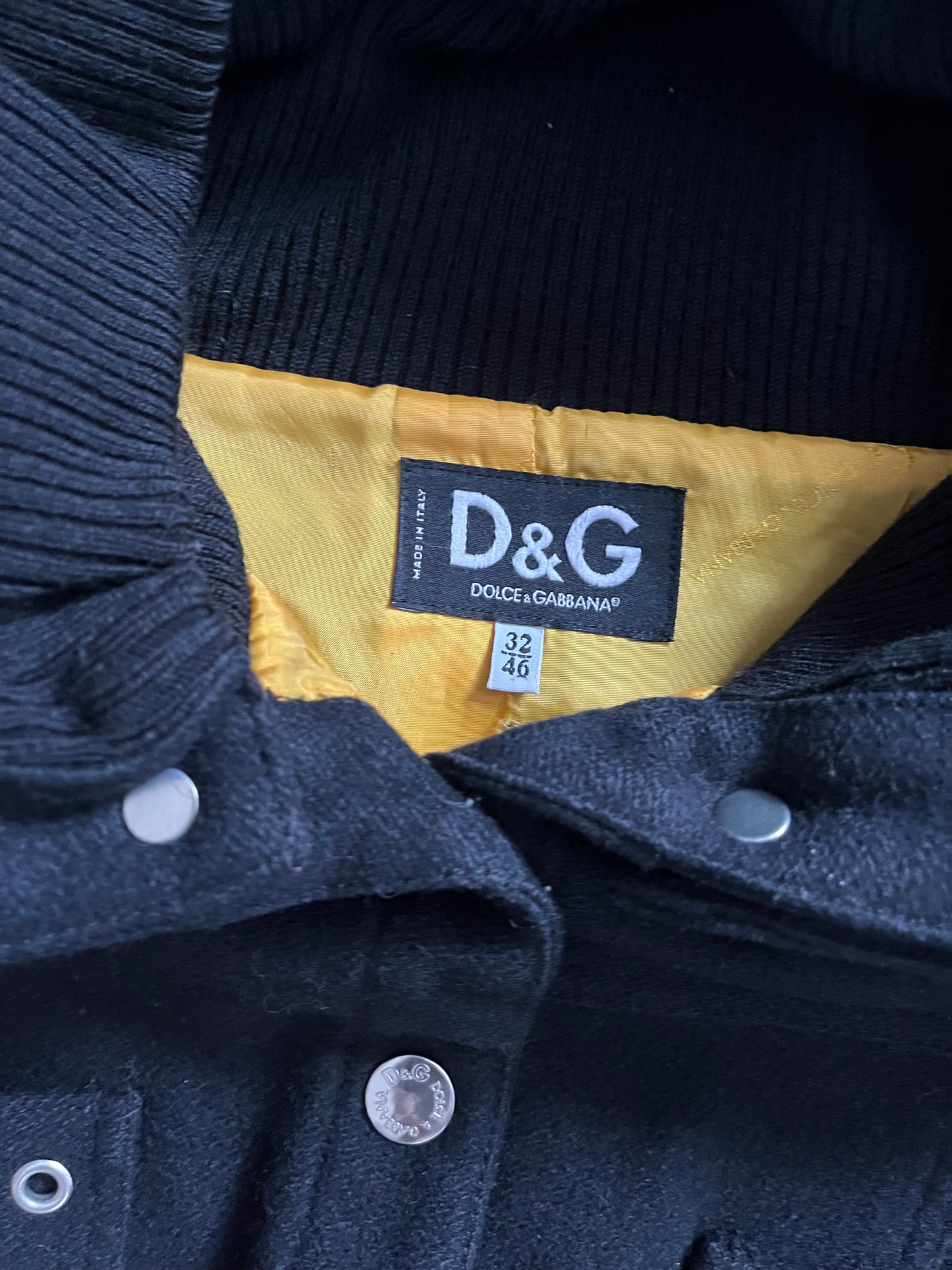 FW2006 Dolce & Gabbana Detachable Zips Jacket (S)