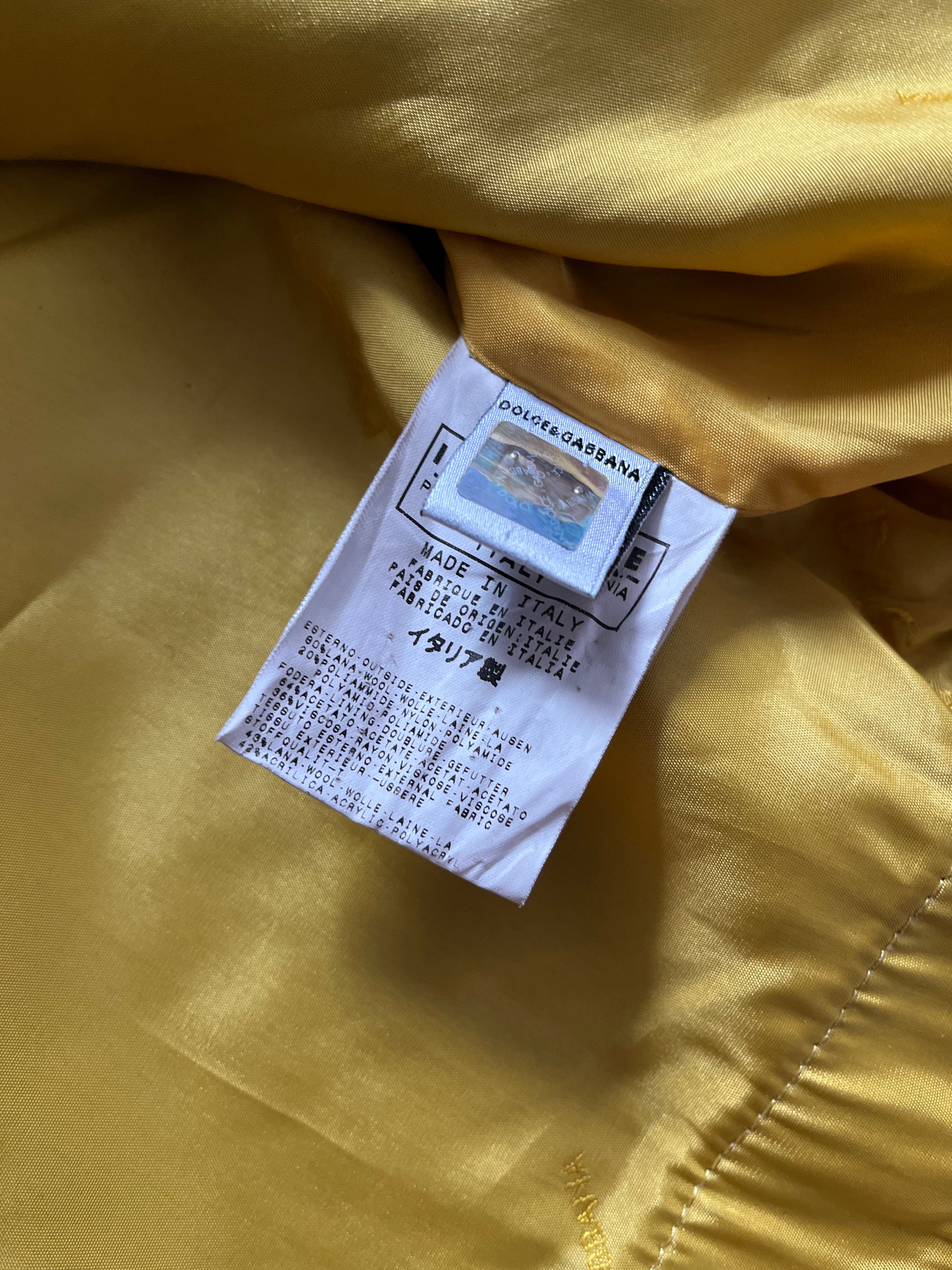 2006FW ドルチェ&amp;ガッバーナ デタッチャブルジップジャケット (S)