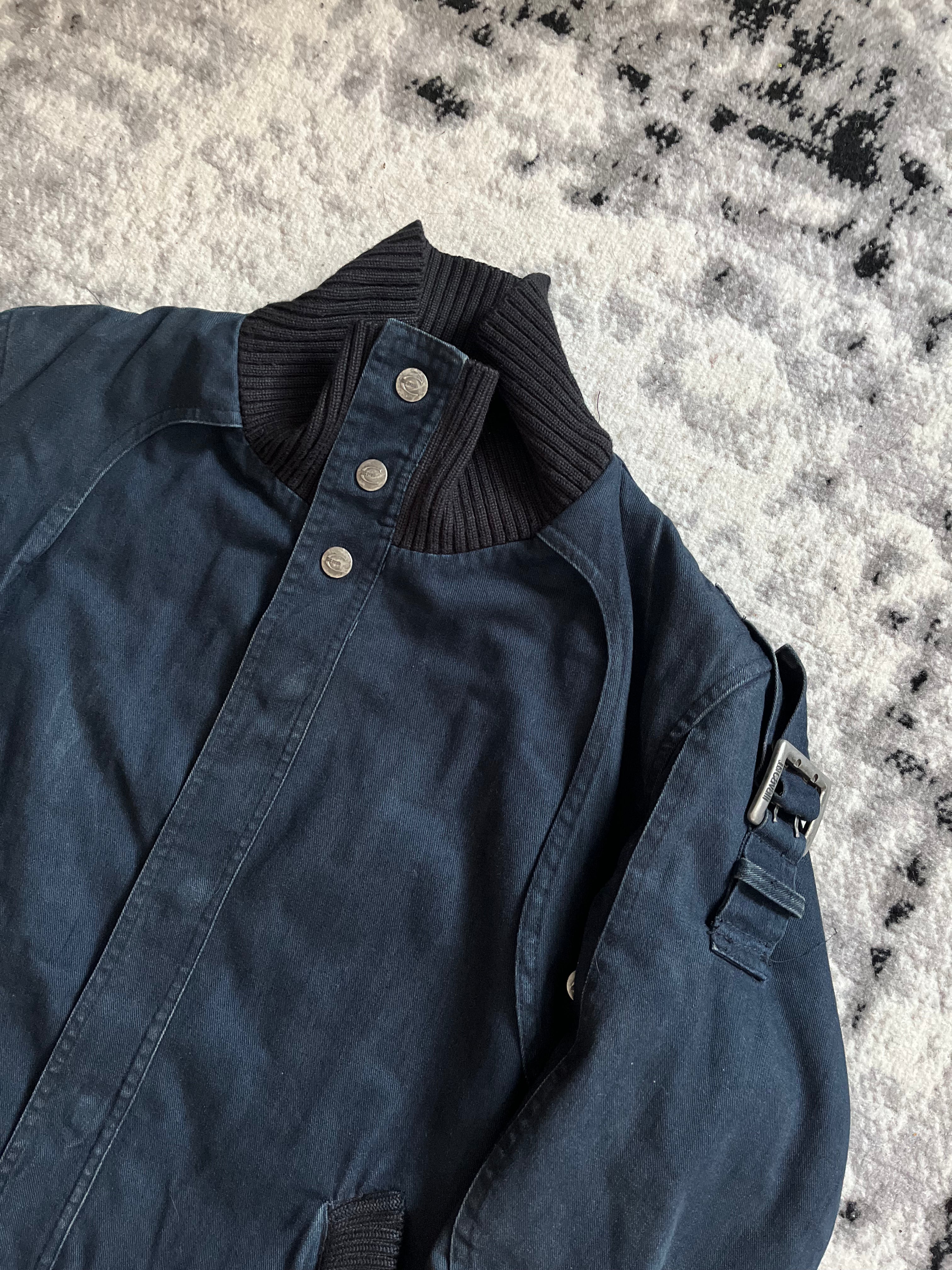 2004FW カヴァリ アストロバイカー ネイビー ジャケット (M/L)