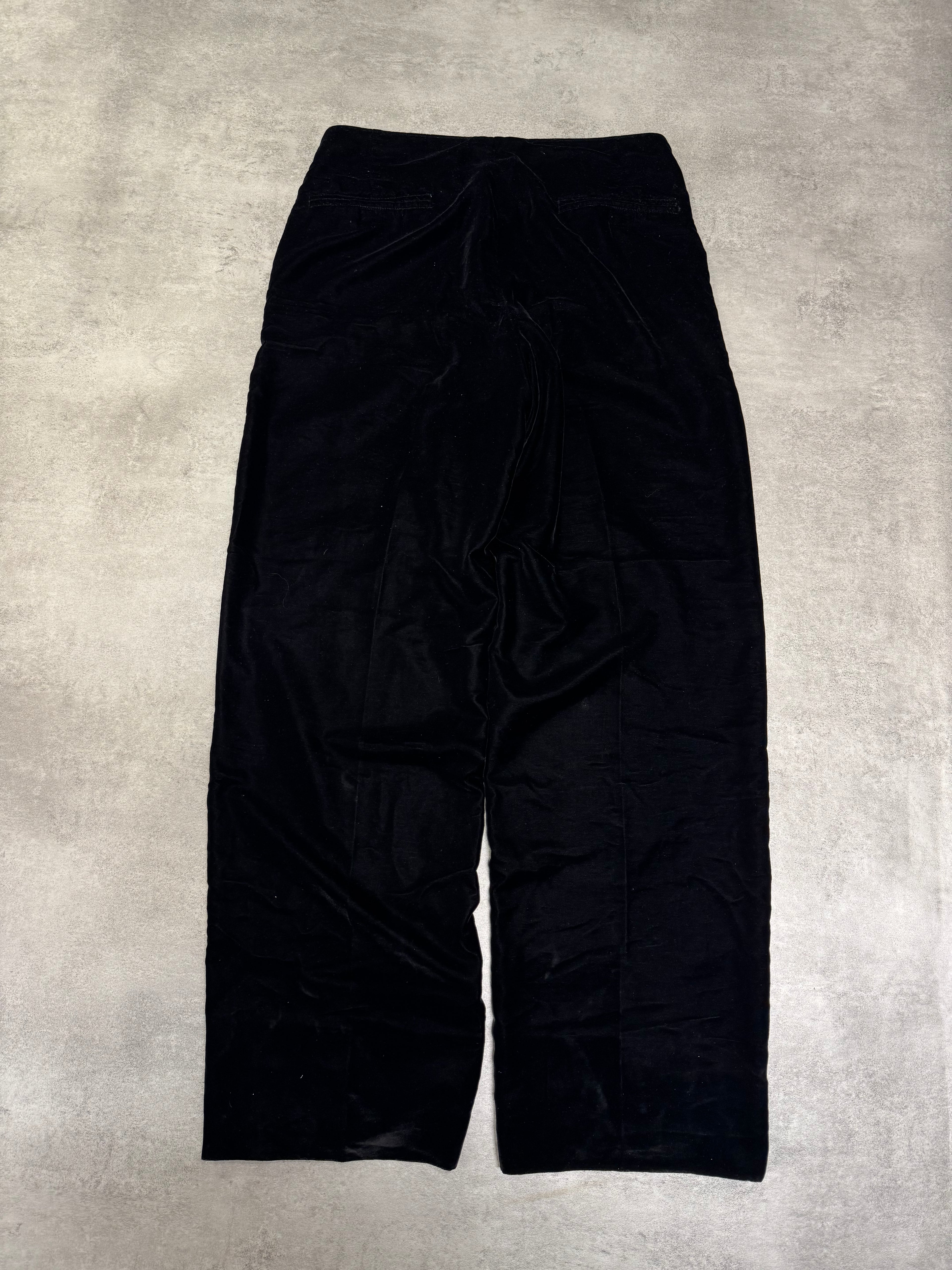 AW2000 Emporio Armani Black Sleek Pants (S/M)