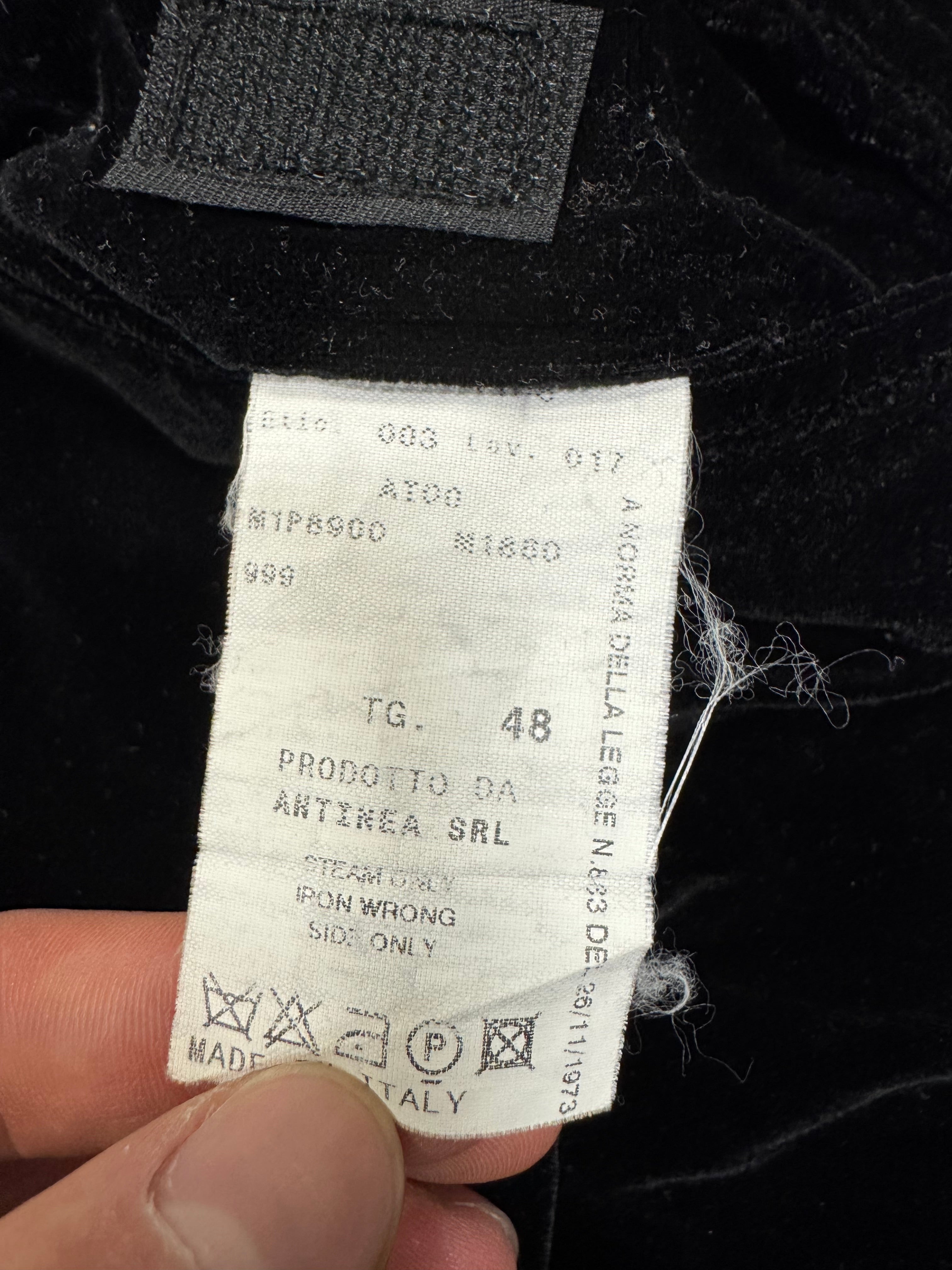 AW2000 Emporio Armani Black Sleek Pants (S/M)