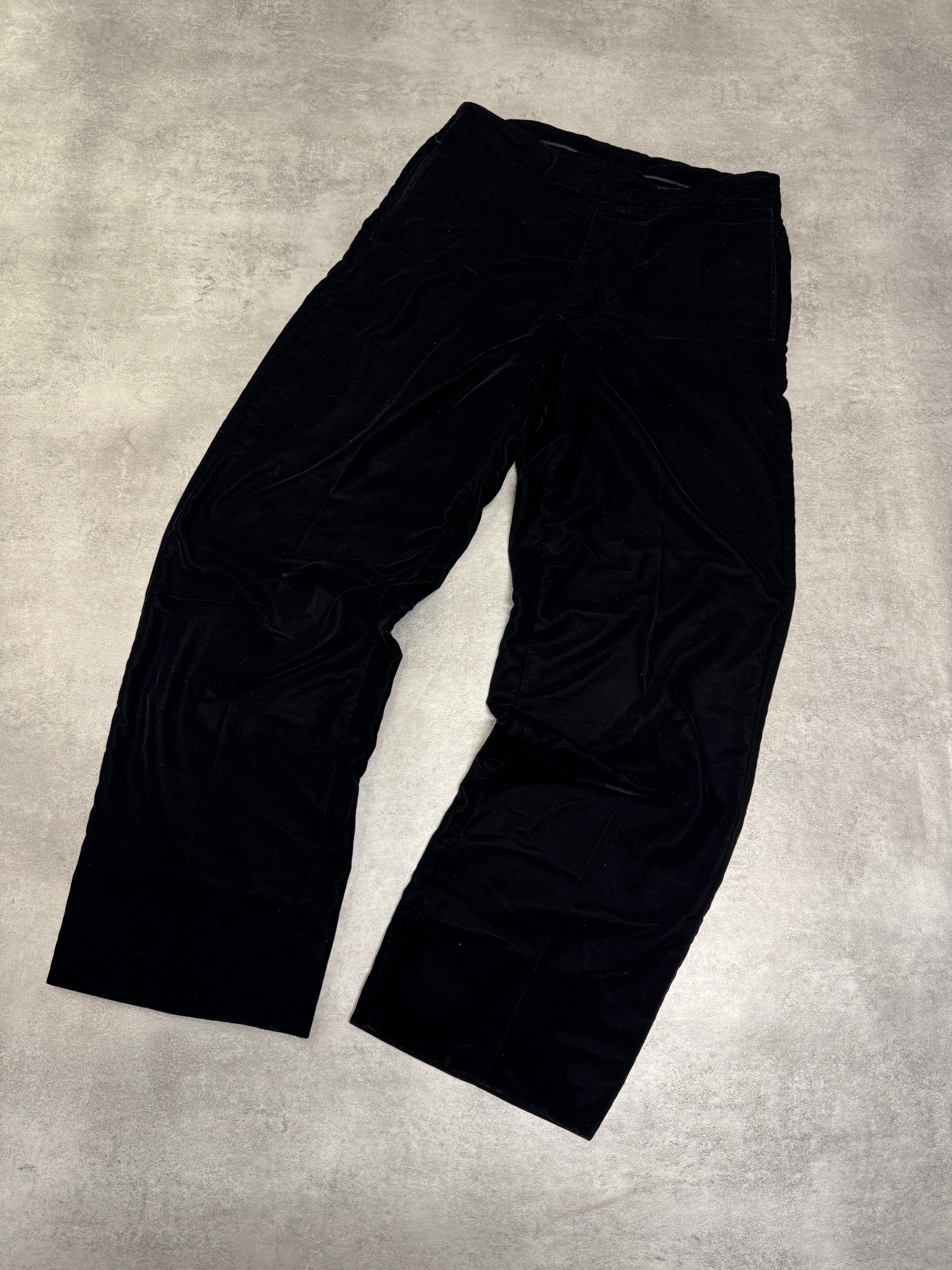 AW2000 Emporio Armani Black Sleek Pants (S/M)