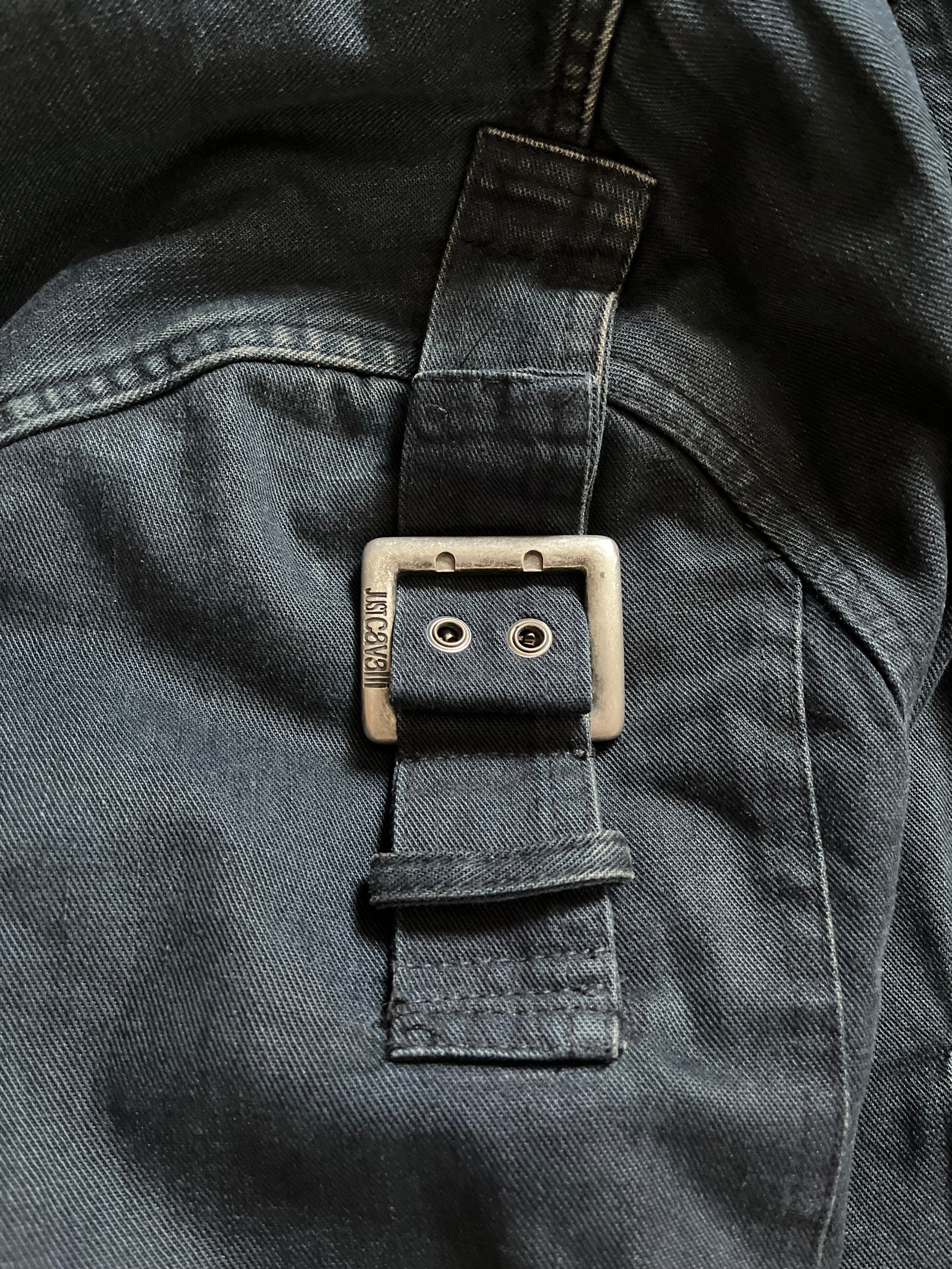 2004FW カヴァリ アストロバイカー ネイビー ジャケット (M/L)