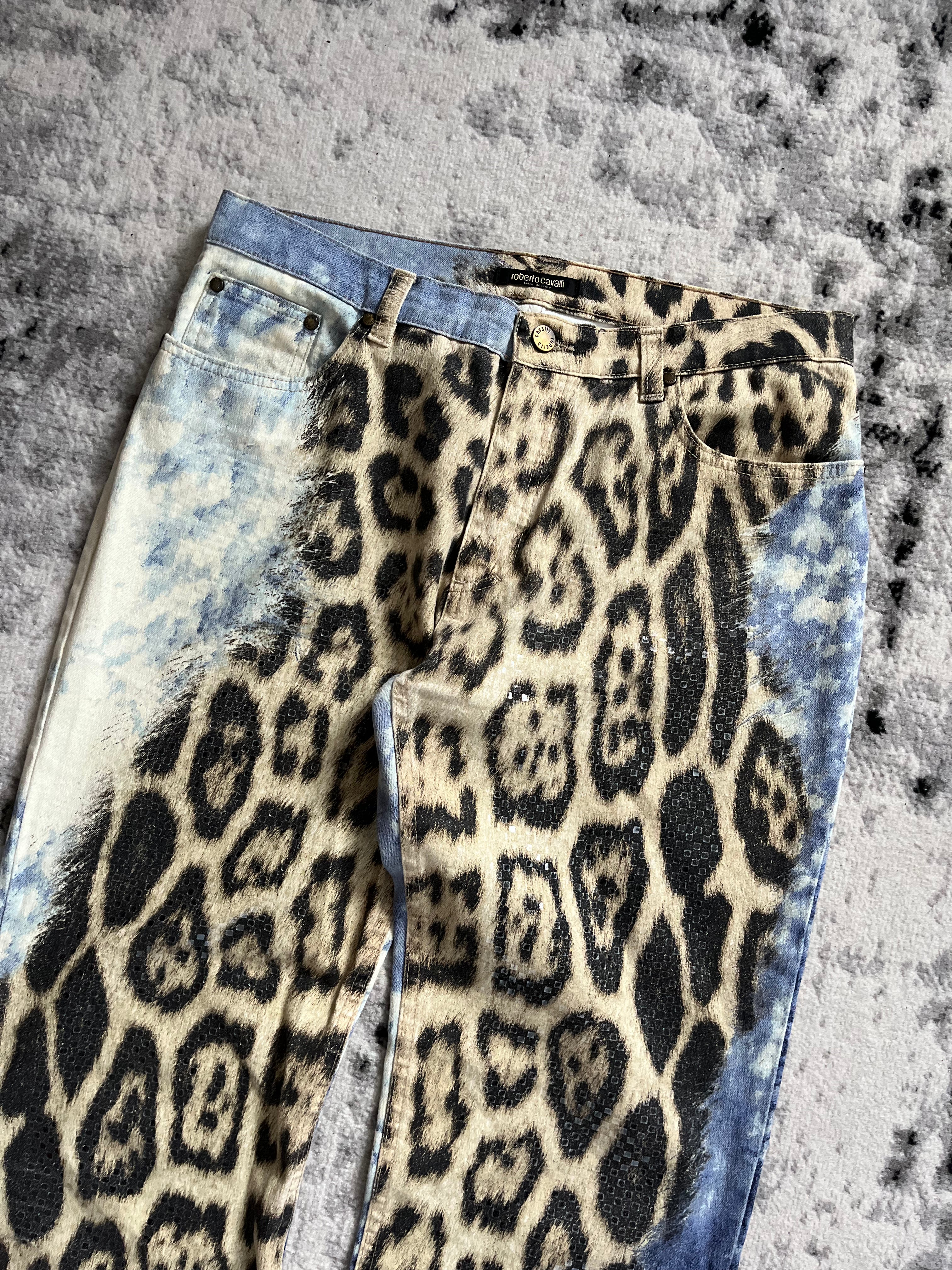 Roberto Cavalli Jaguar Ocean Exploration Pants (M/L)