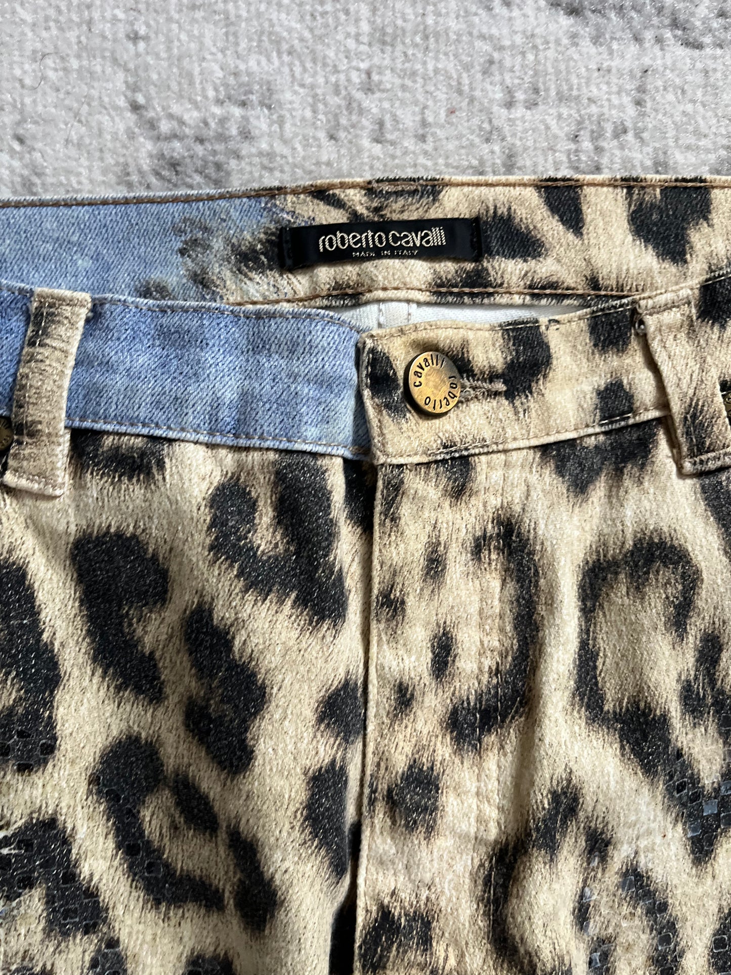 Roberto Cavalli Jaguar Ocean Exploration Pants (M/L)