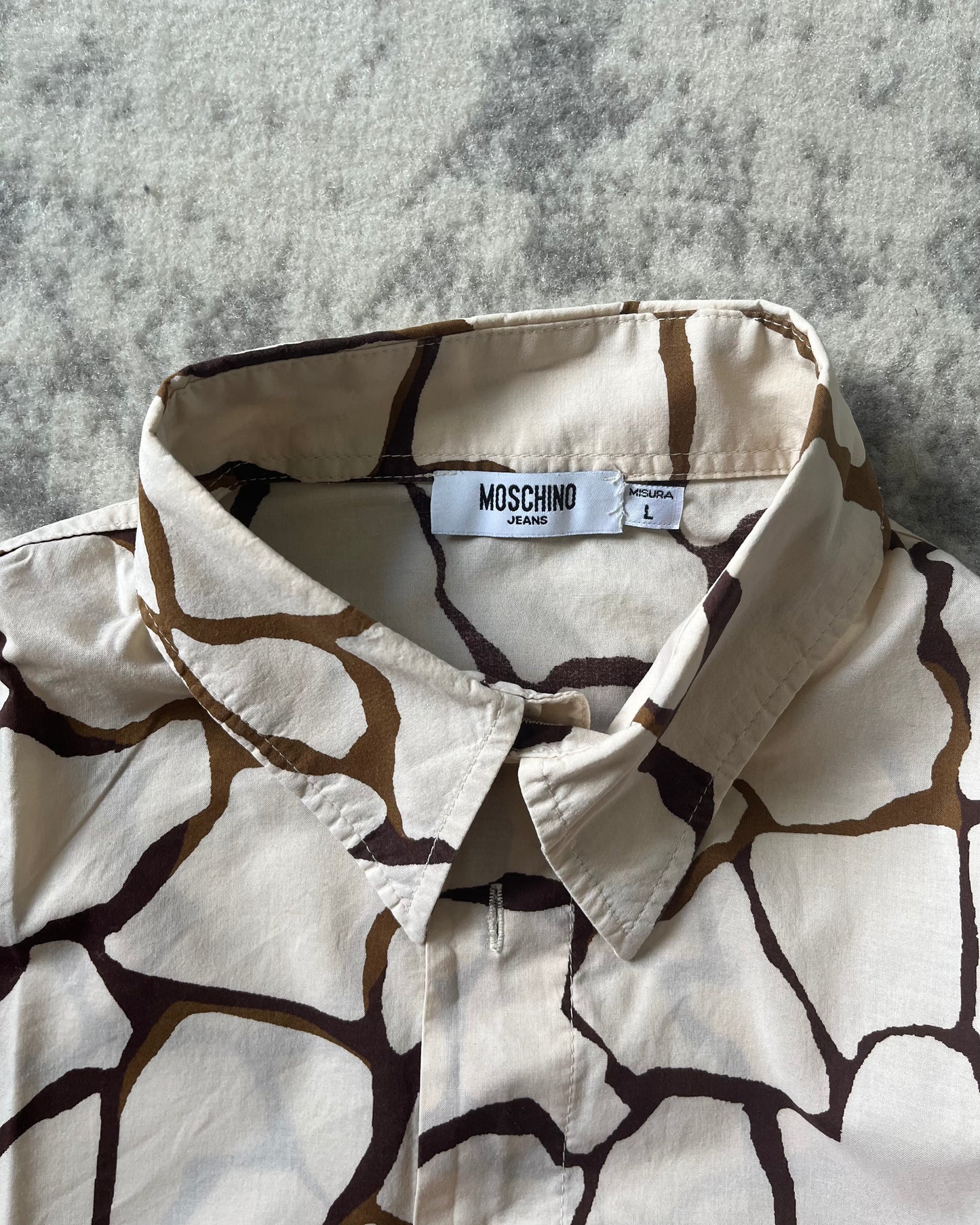 00s Moschino Whimsical Chic Deconstruction Shirt (L)