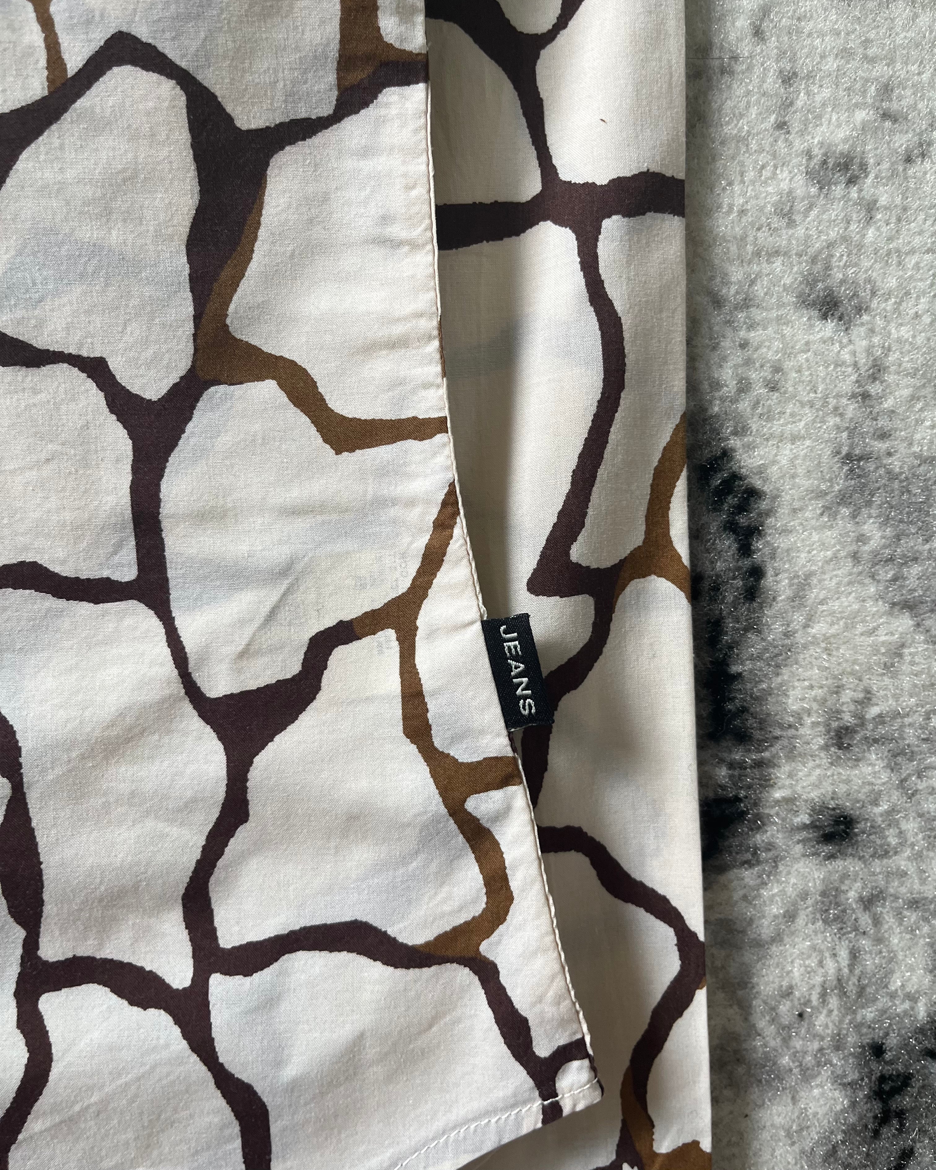 00s モスキーノ 気まぐれシック デコンストラクション シャツ (L)