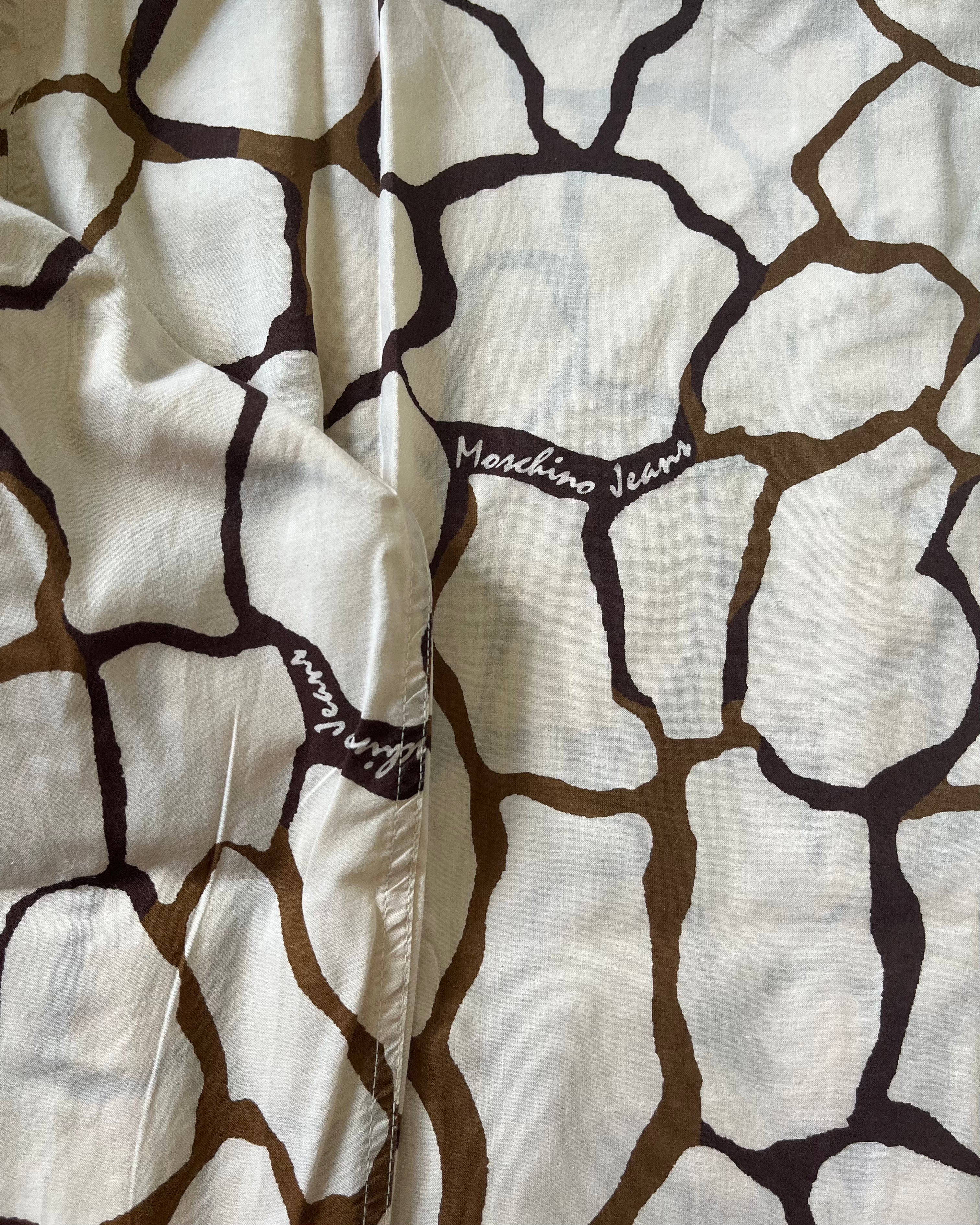 00s モスキーノ 気まぐれシック デコンストラクション シャツ (L)