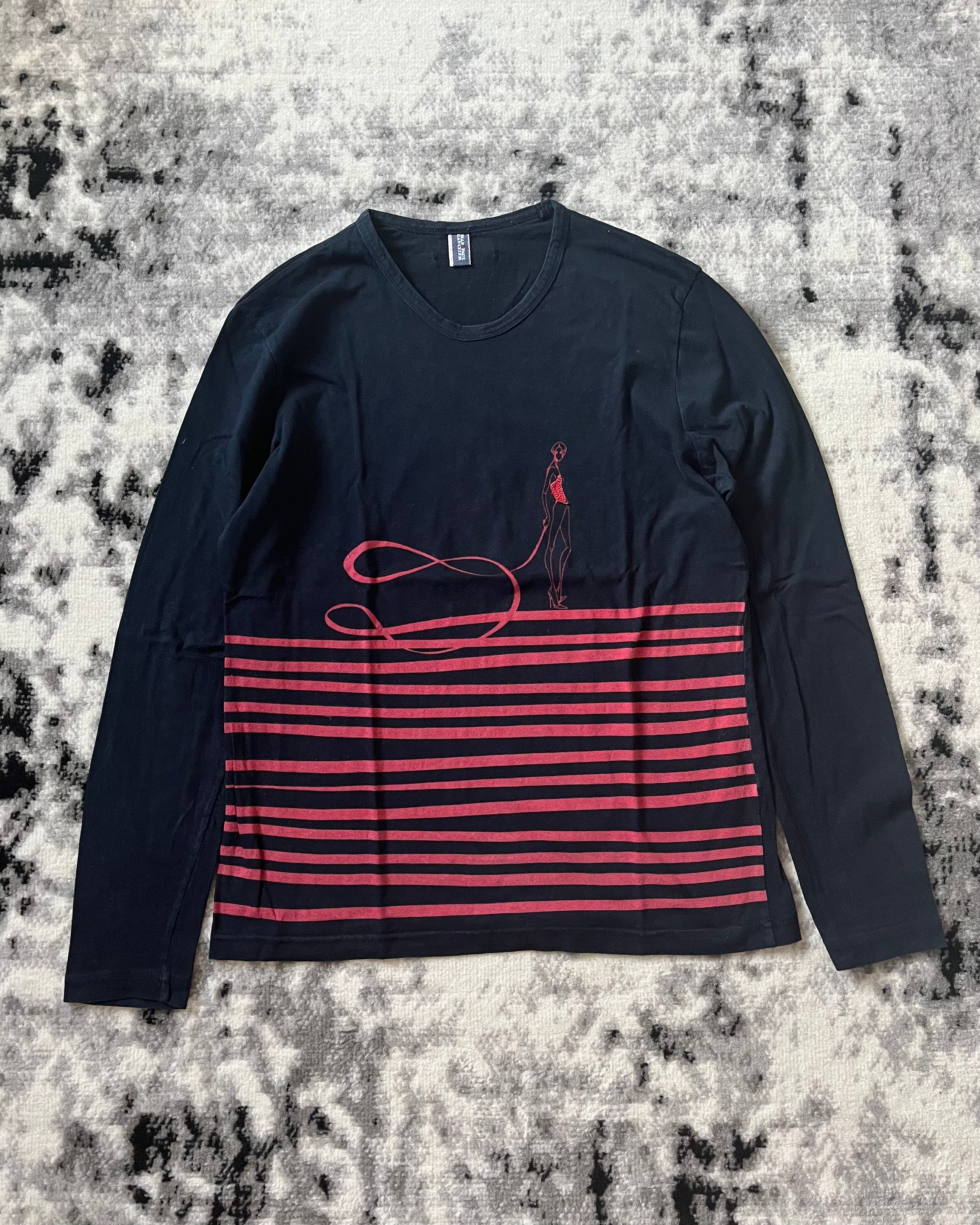 00年代 ジャンポール・ゴルチエ ダーク グレースフル エレガンス 長袖 (M)