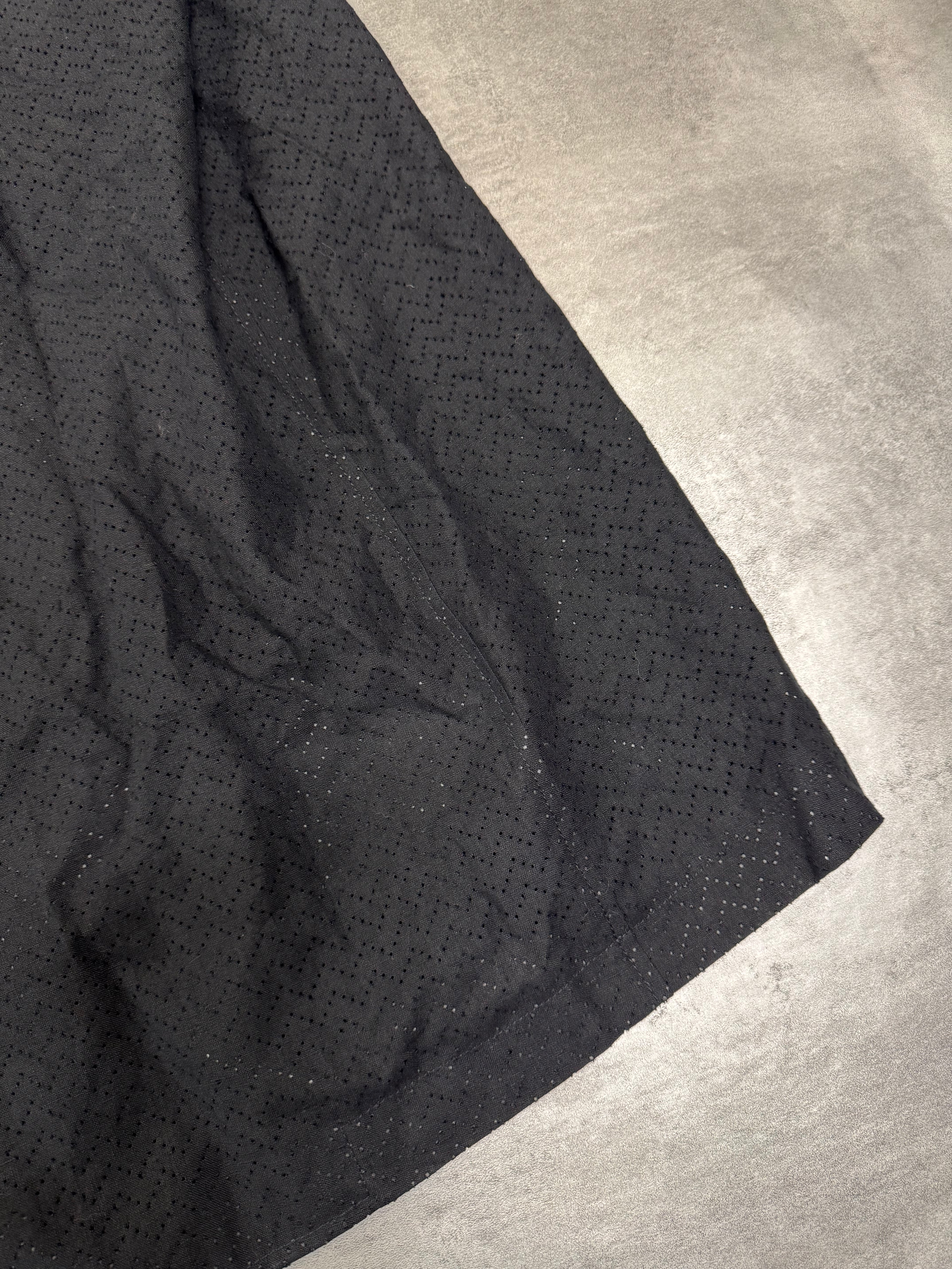 SS2022 Emporio Armani Black Linen Trench Coat (M/L)