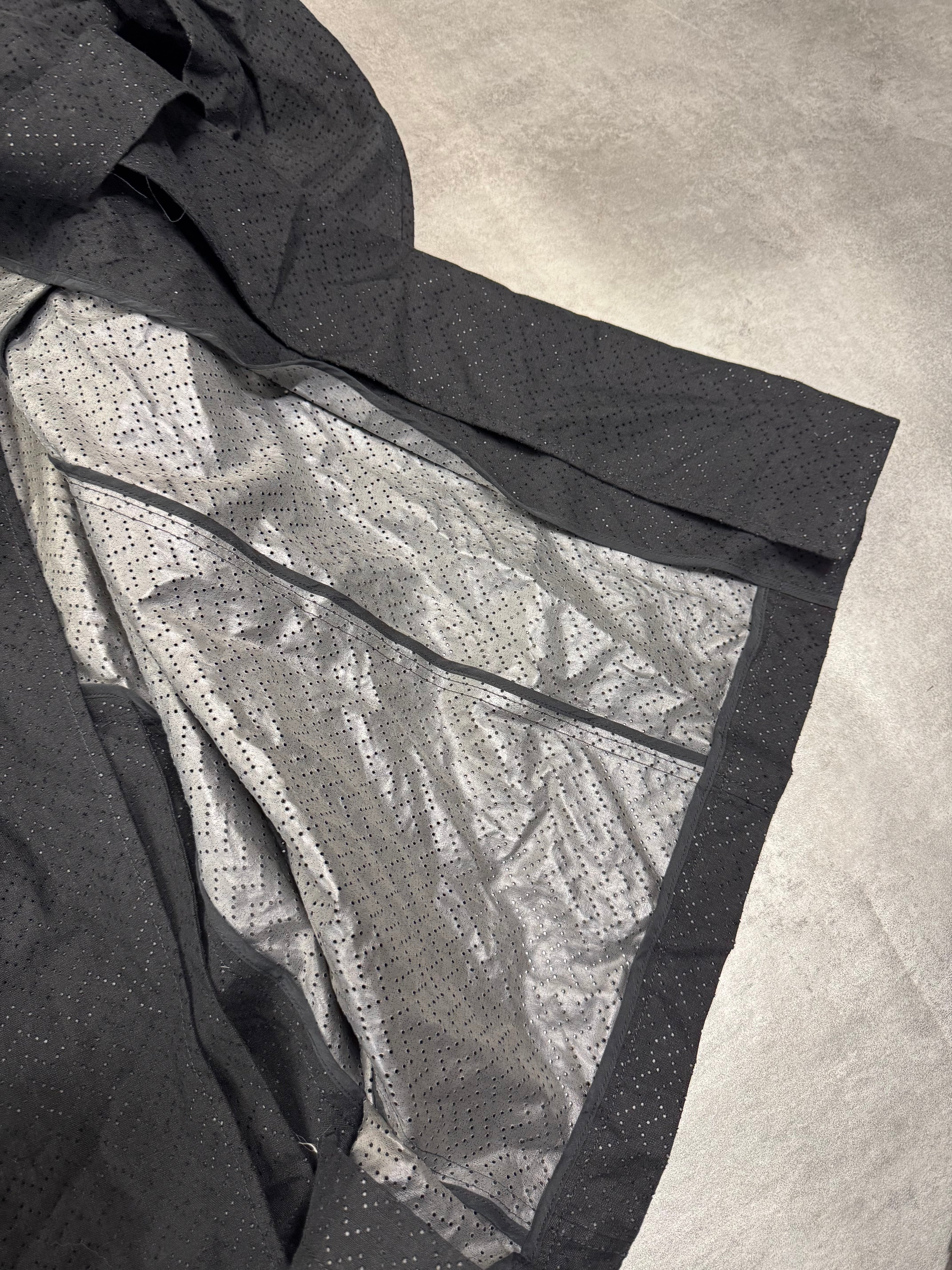 SS2022 Emporio Armani Black Linen Trench Coat (M/L)