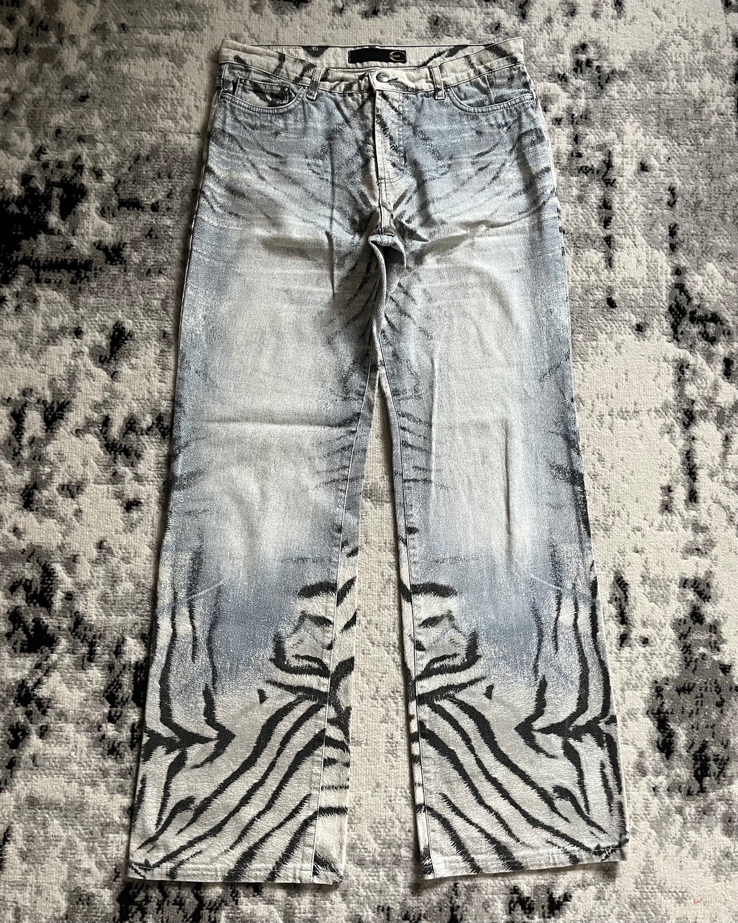 00s Just Cavalli Safari Chic Zebra Pants (M)