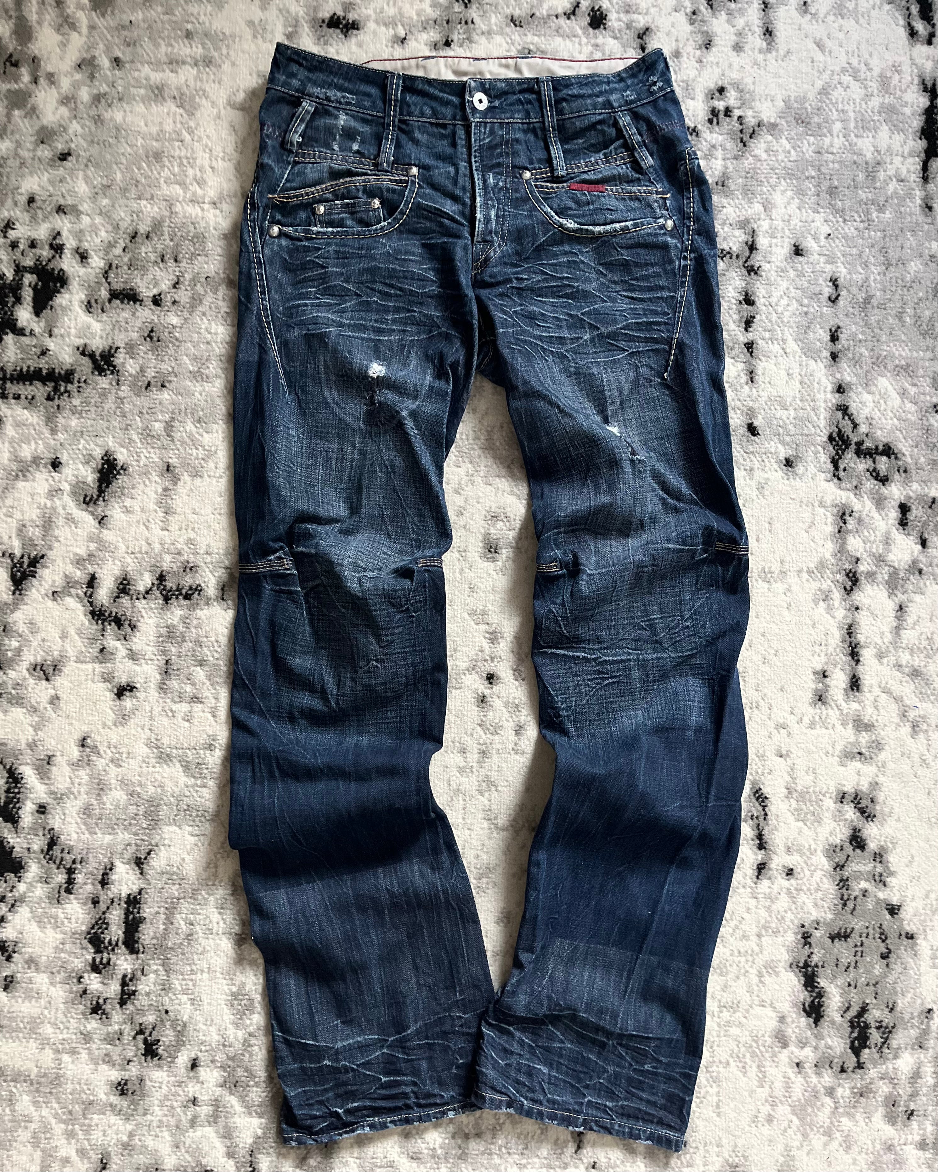 2005 Marithé + François Girbaud Stonewashed Jeans (M)