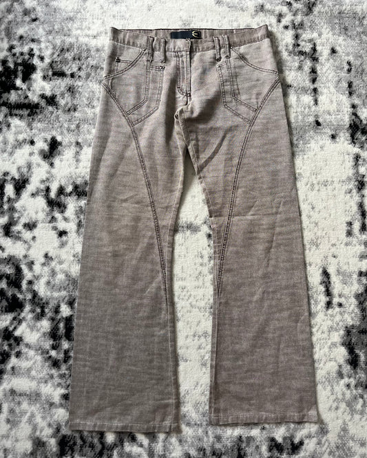 SS2004 Cavalli Soft Relaxed Redefined Pants (S)