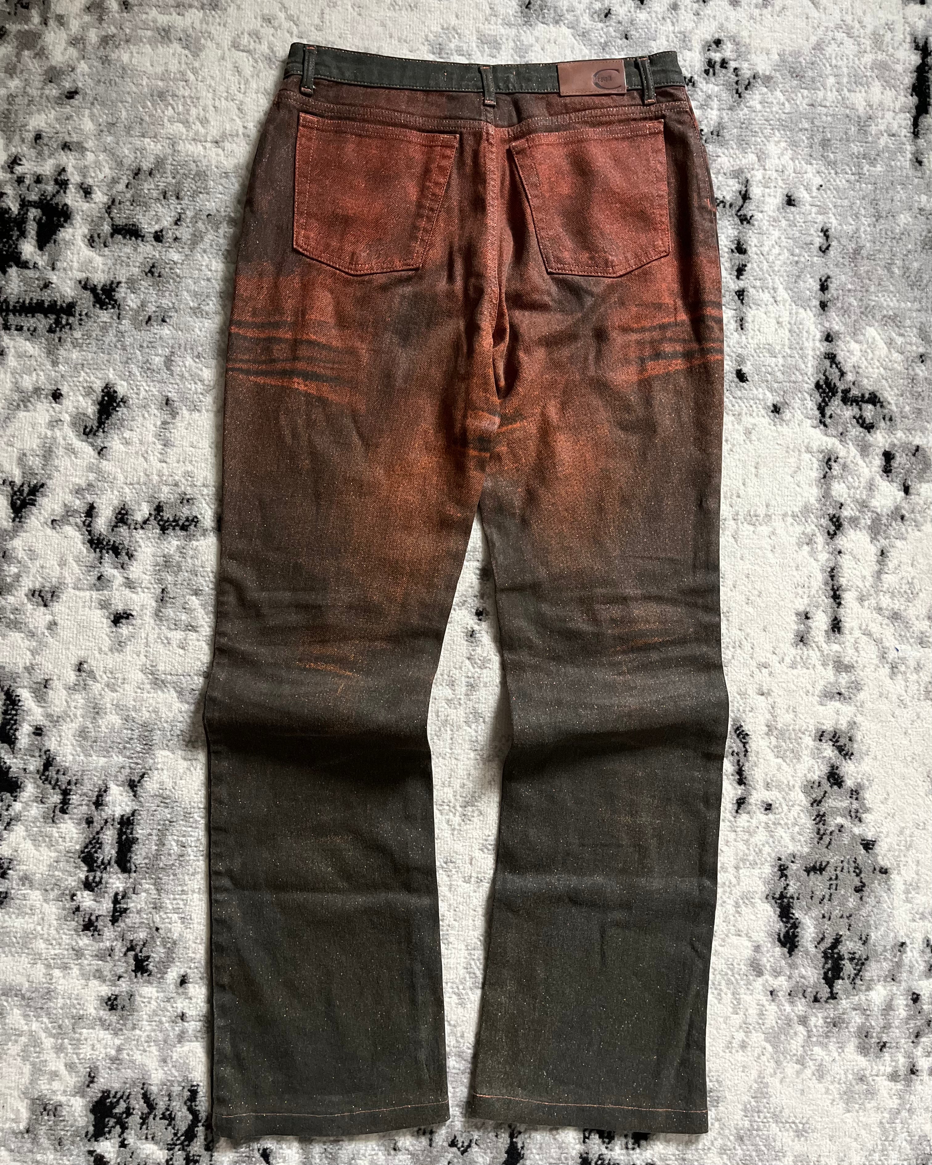 00s Cavalli フェードヒステリックデニムパンツ(M)