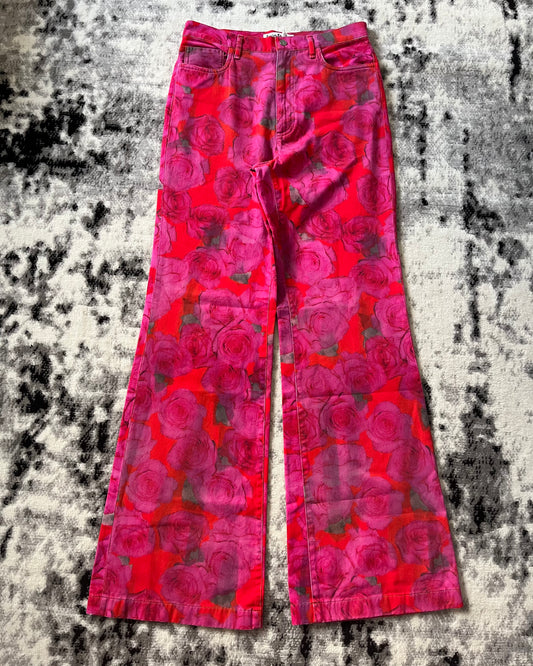 SS22 Acne Studios Artistic Rose Flared Pants (L)