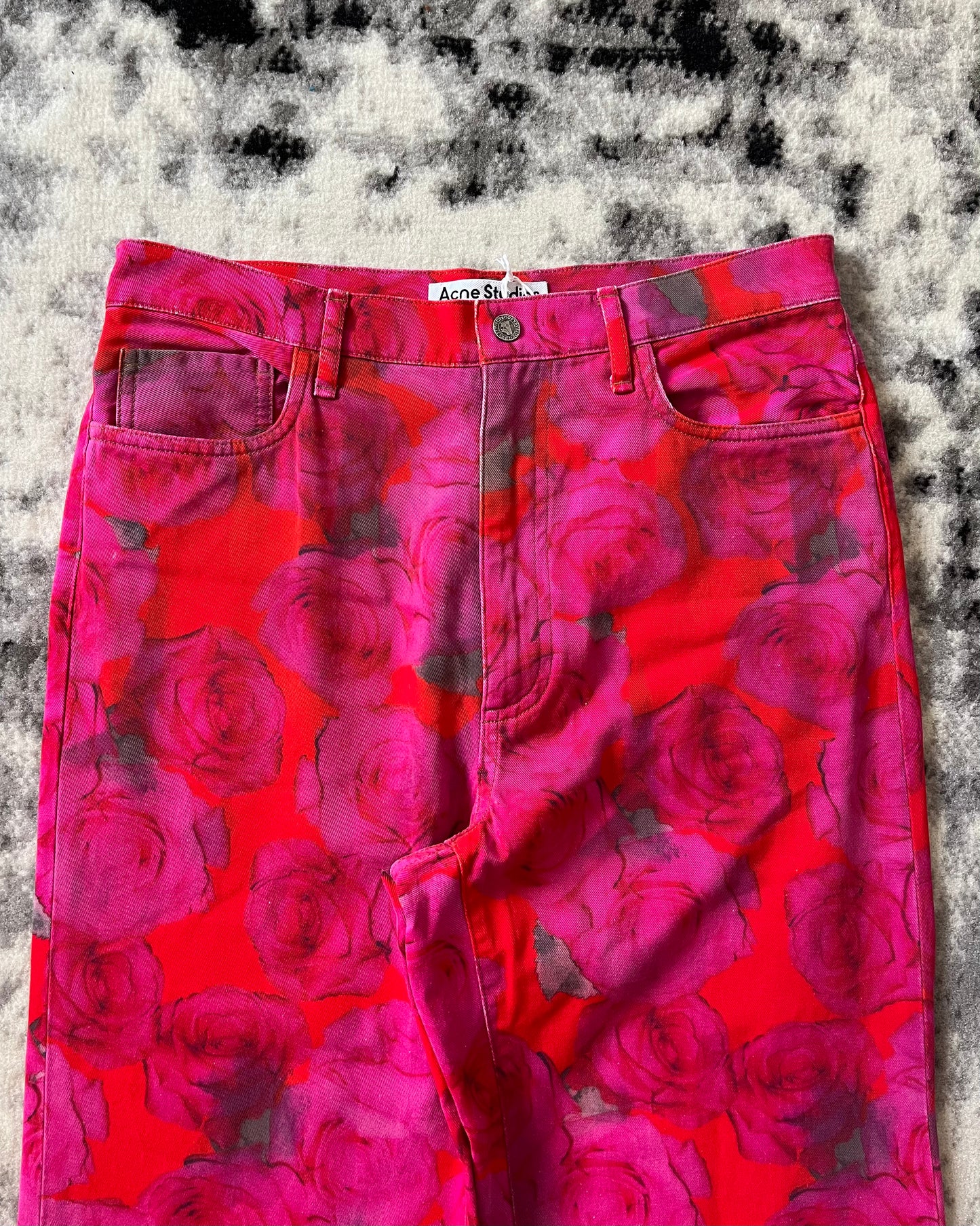 SS22 Acne Studios Artistic Rose Flared Pants (L)