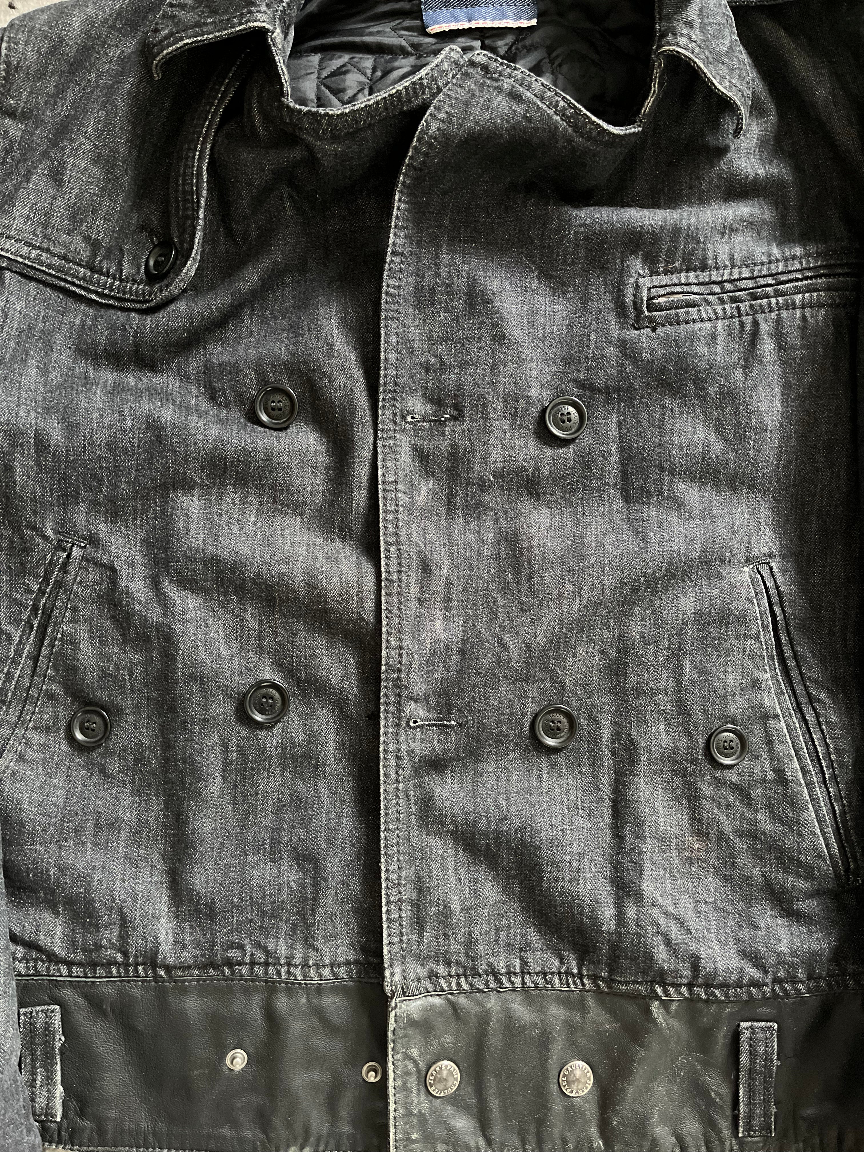 90s Jean Paul Gaultier Caban Denim Jacket