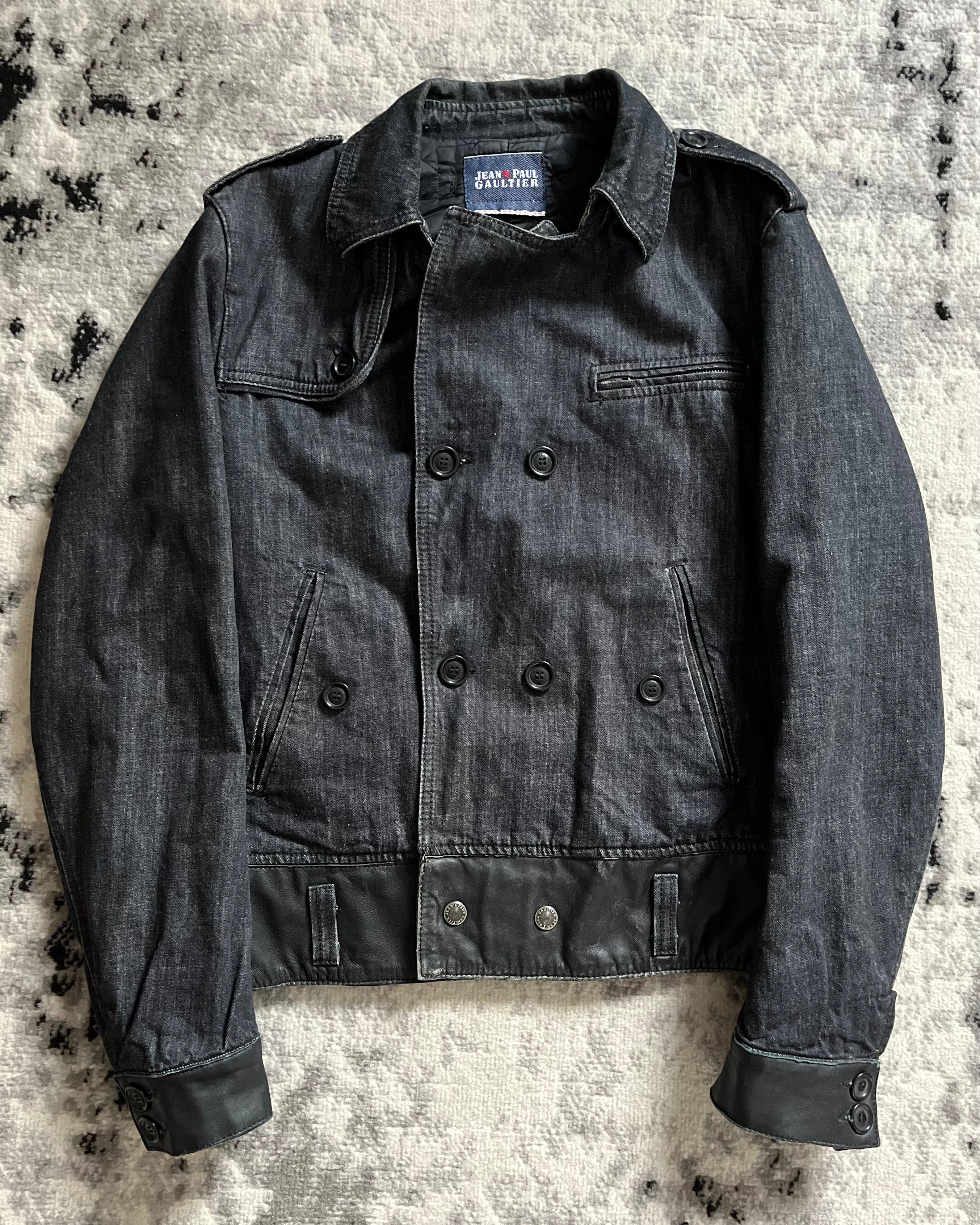 90s Jean Paul Gaultier Caban Denim Jacket