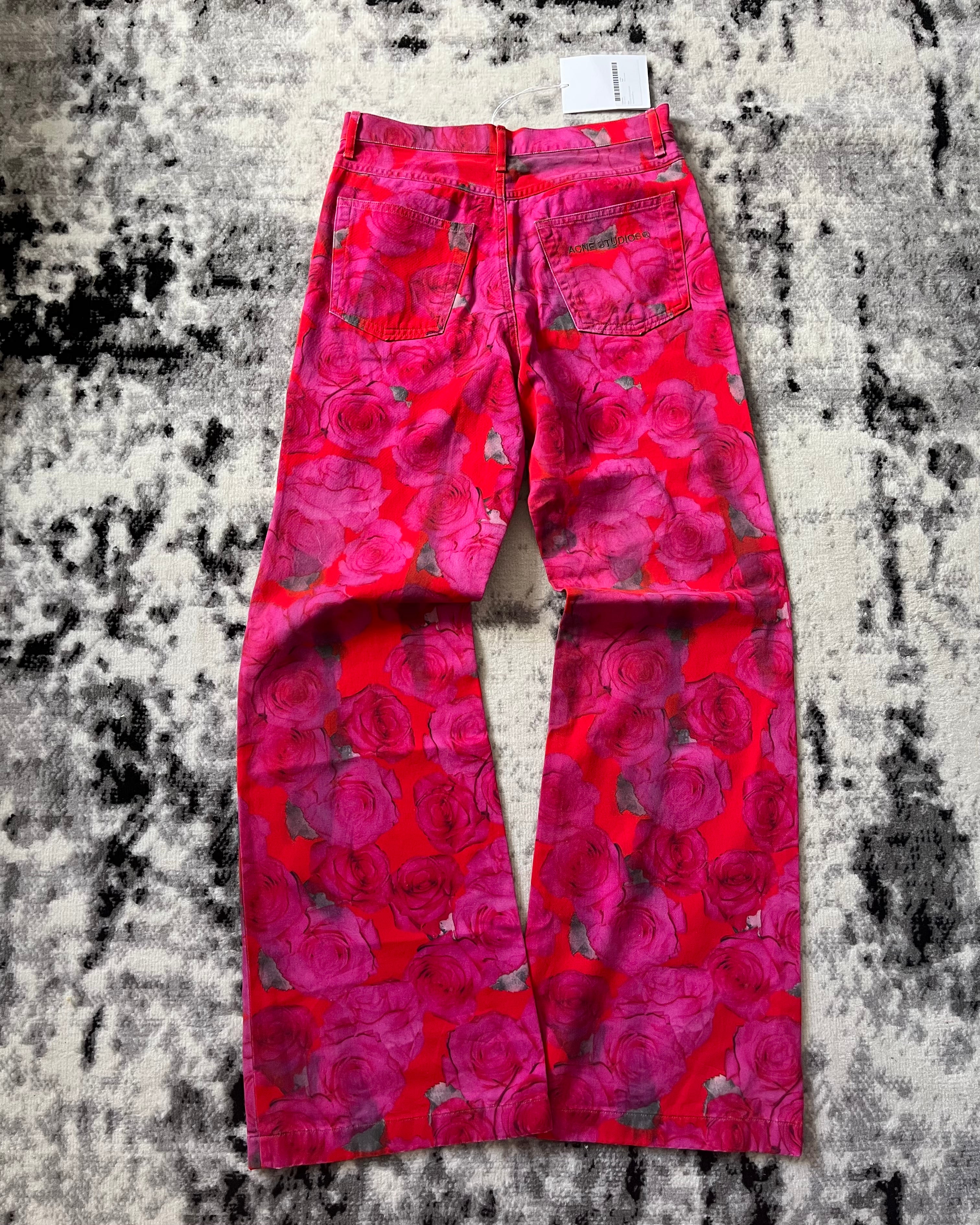 SS22 Acne Studios Artistic Rose Flared Pants (L)