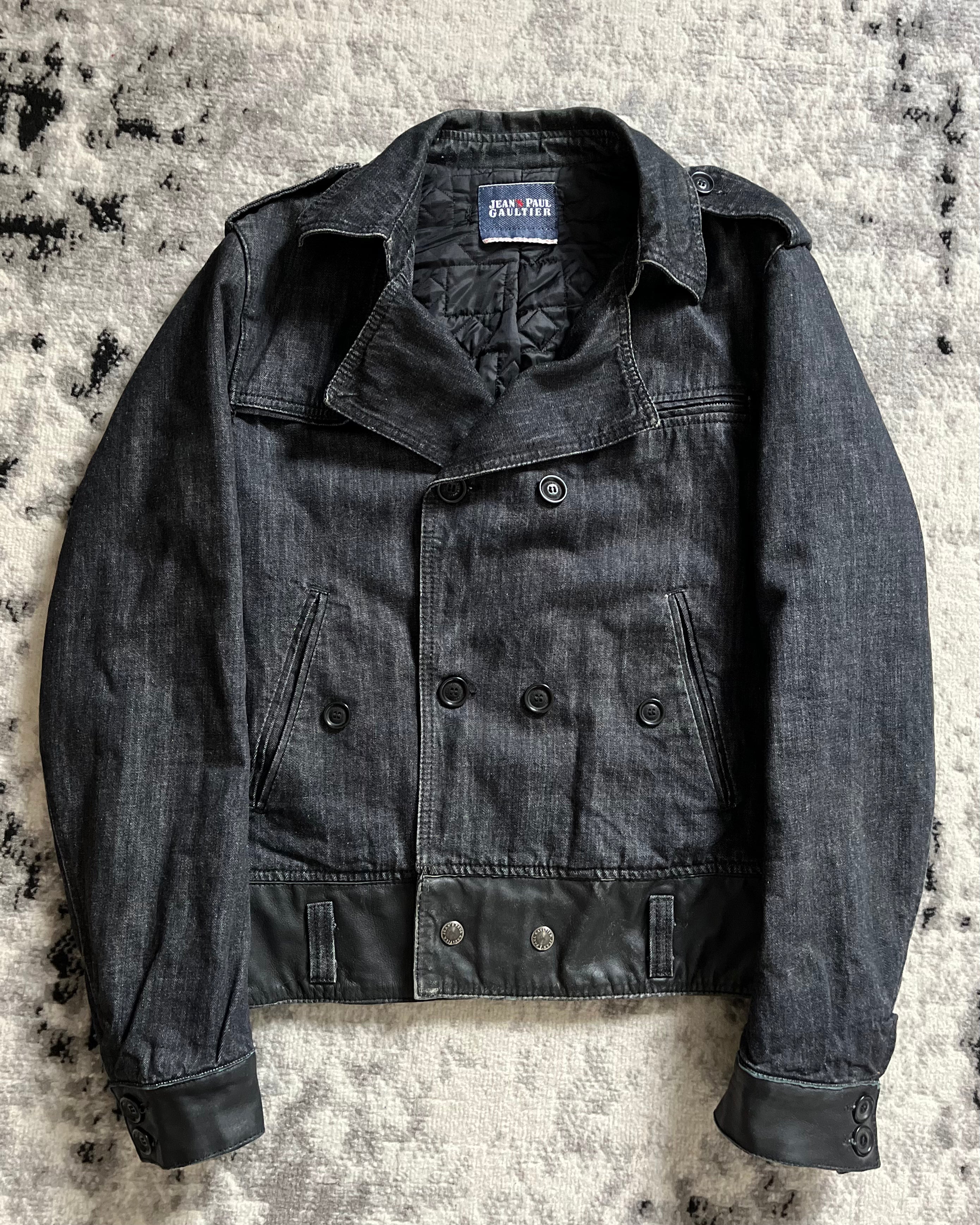 90s Jean Paul Gaultier Caban Denim Jacket