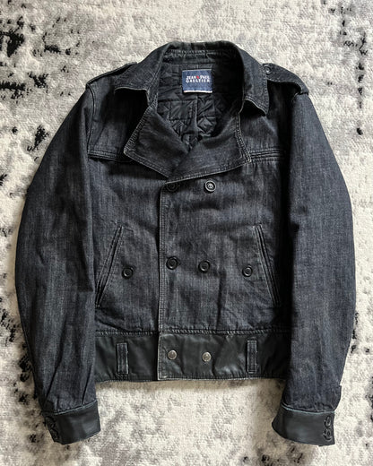 90s Jean Paul Gaultier Caban Denim Jacket (S/M)