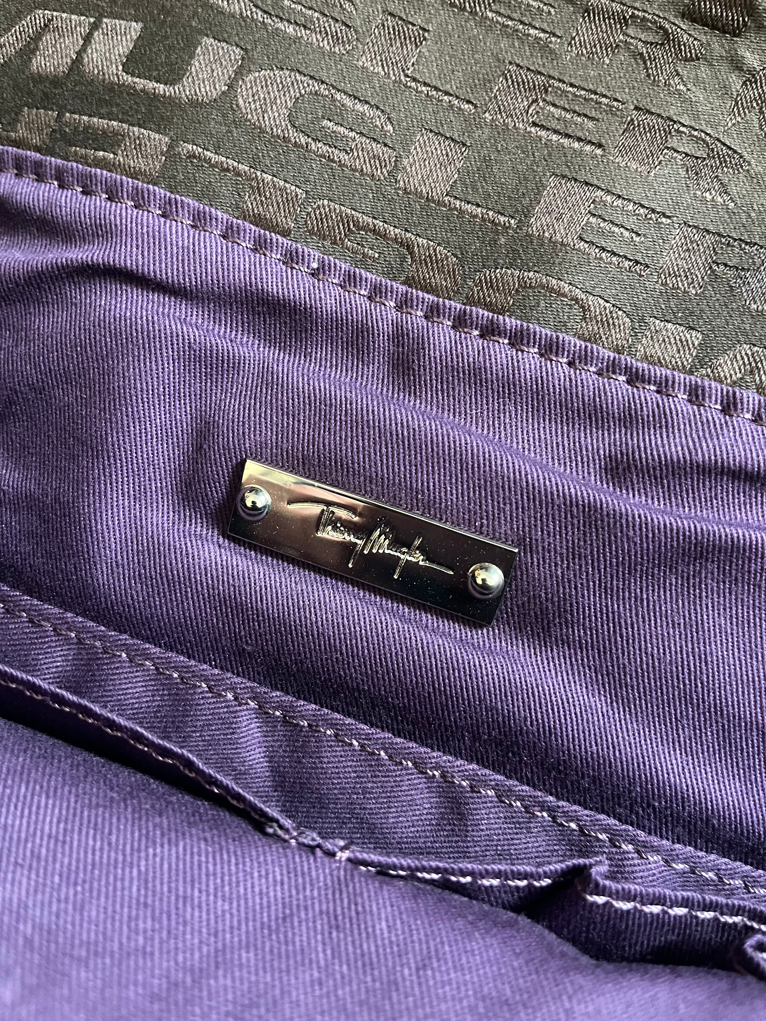 ティエリー・ミュグレー ブラウン メッセンジャー バッグ