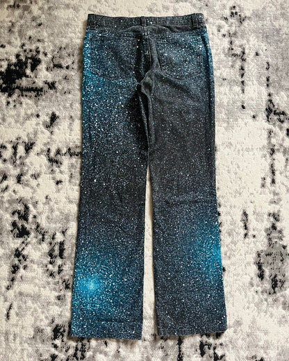 Roberto Cavalli Galaxy Expansion Blue Pants (M)