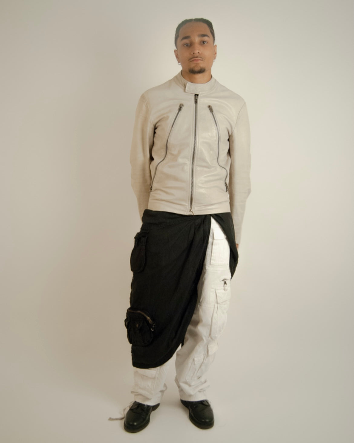 AW2003 Dolce & Gabbana Versatil Black Cargo Skirt