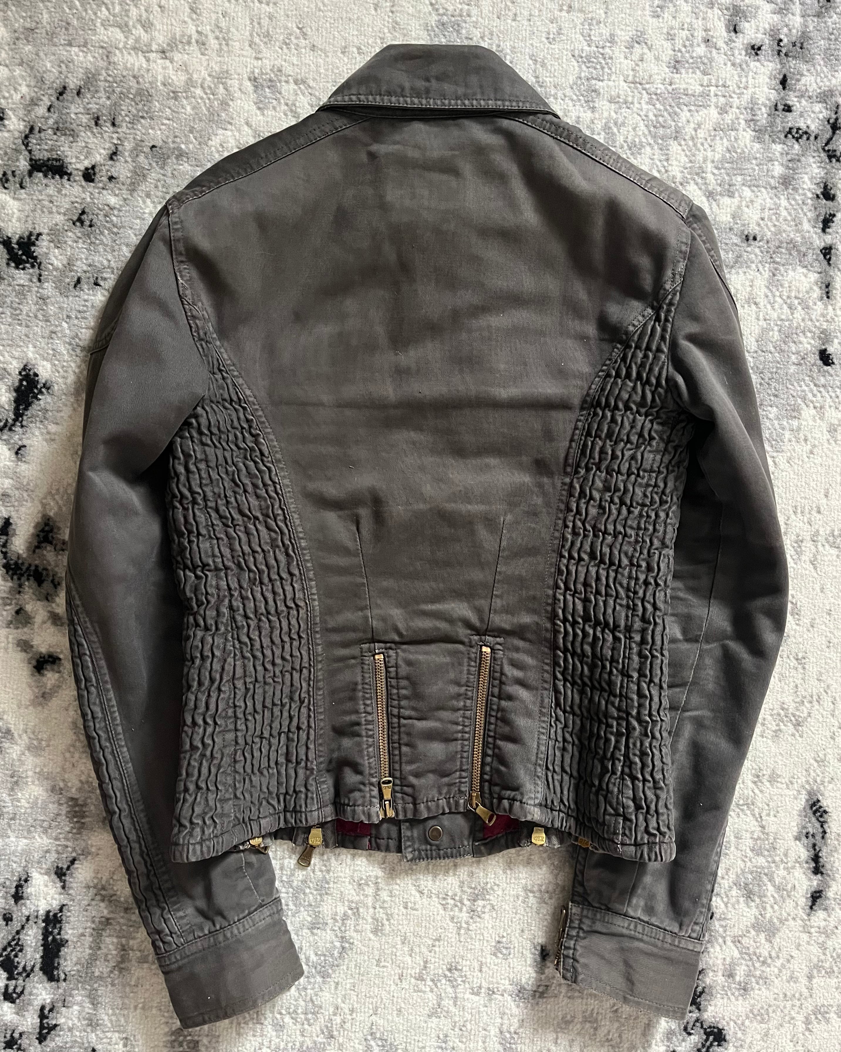 AW2003 Dolce & Gabbana Multi Zips Utility Jacket (S)